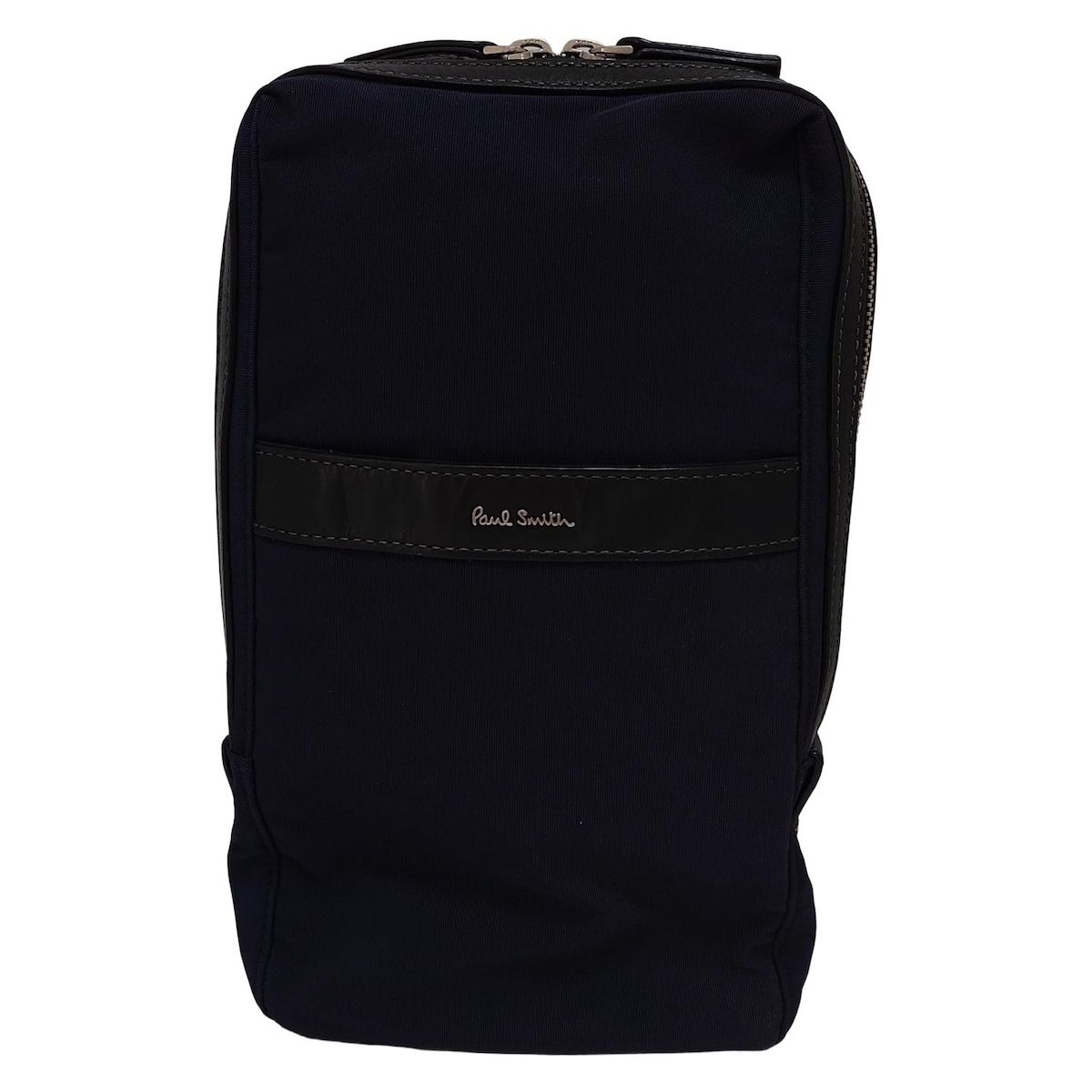 PaulSmith ポールスミス ワンショルダーバッグ - ダークネイビー×黒 レザー