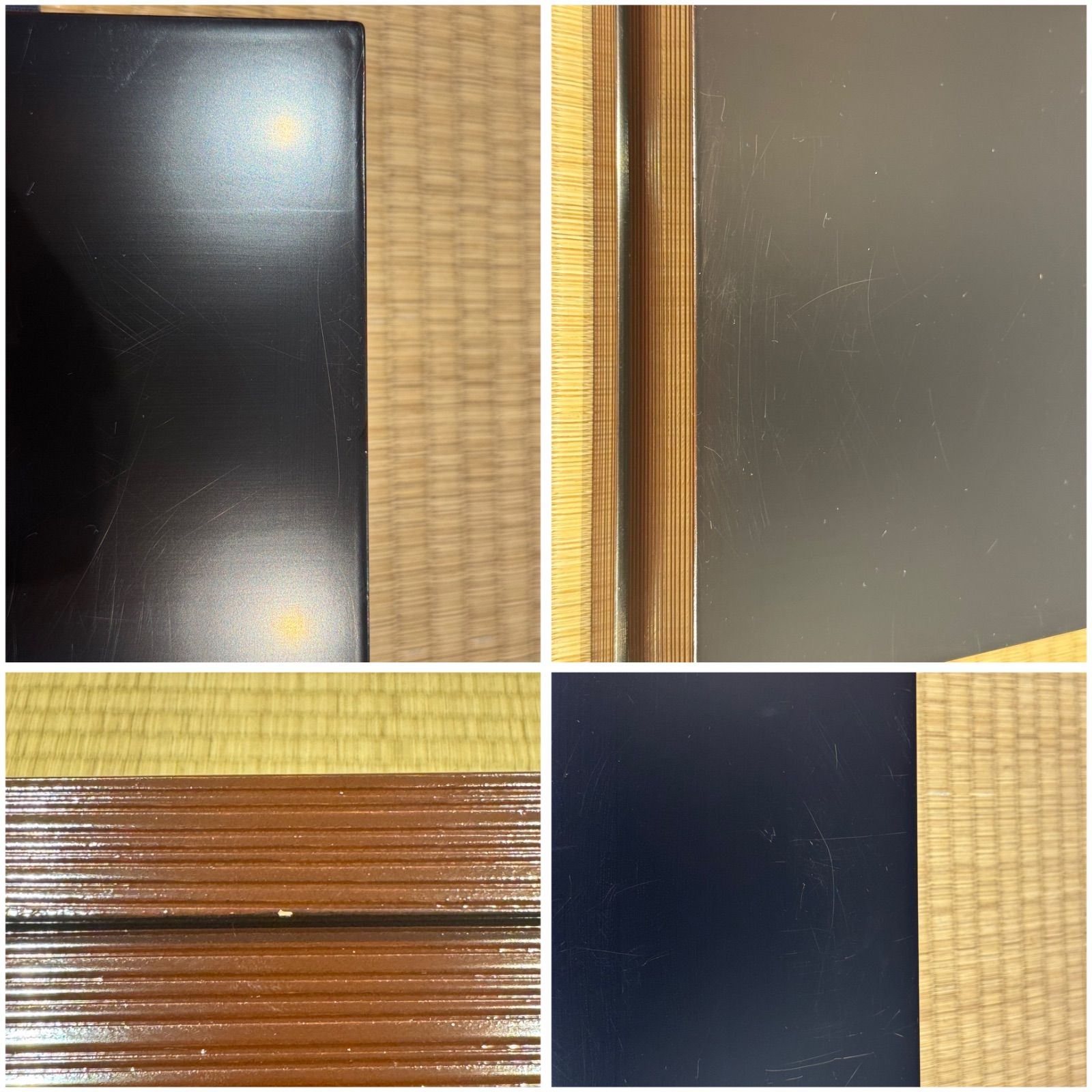 木製漆塗り 初瀬川柳菴作 柳筥 出世膳 5客 茶懐石道具弁当箱 共