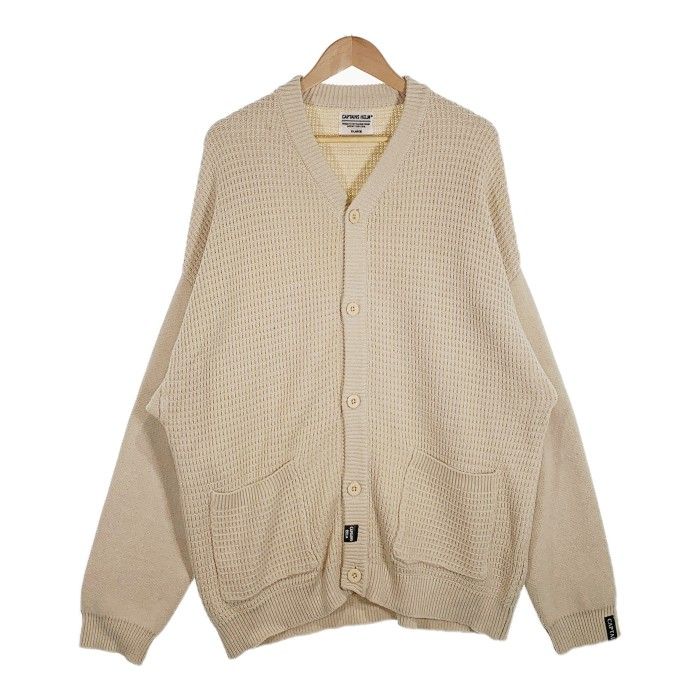 CAPTAINS HELM ベージュ カーディガン CAPTAINS HELM キャプテンズヘルム コットン カーディガン ナチュラル