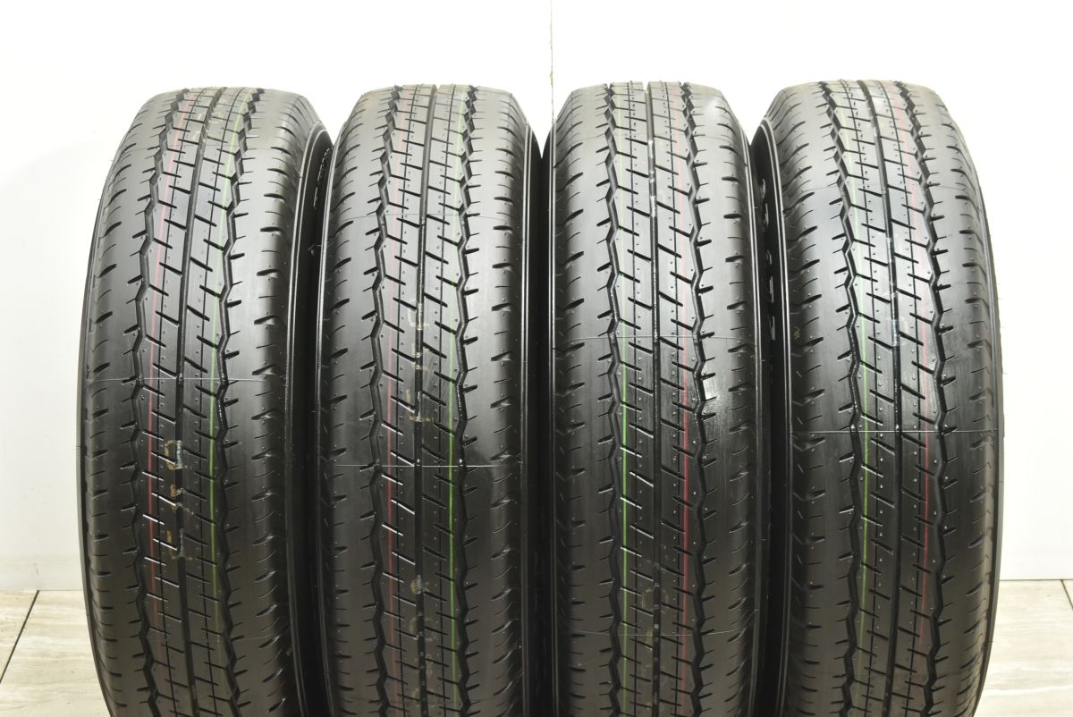 ハイエース新車はずしDUNLOP 195/80R15 タイヤ・ホイールセット 新車