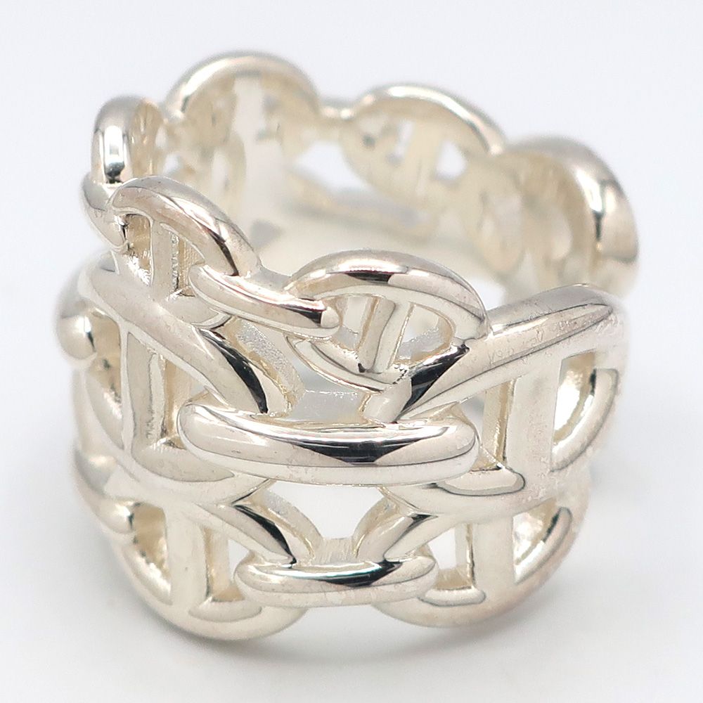 HERMES/シルバーリング/16号 エルメス 指輪 リング オスモズ PM 56