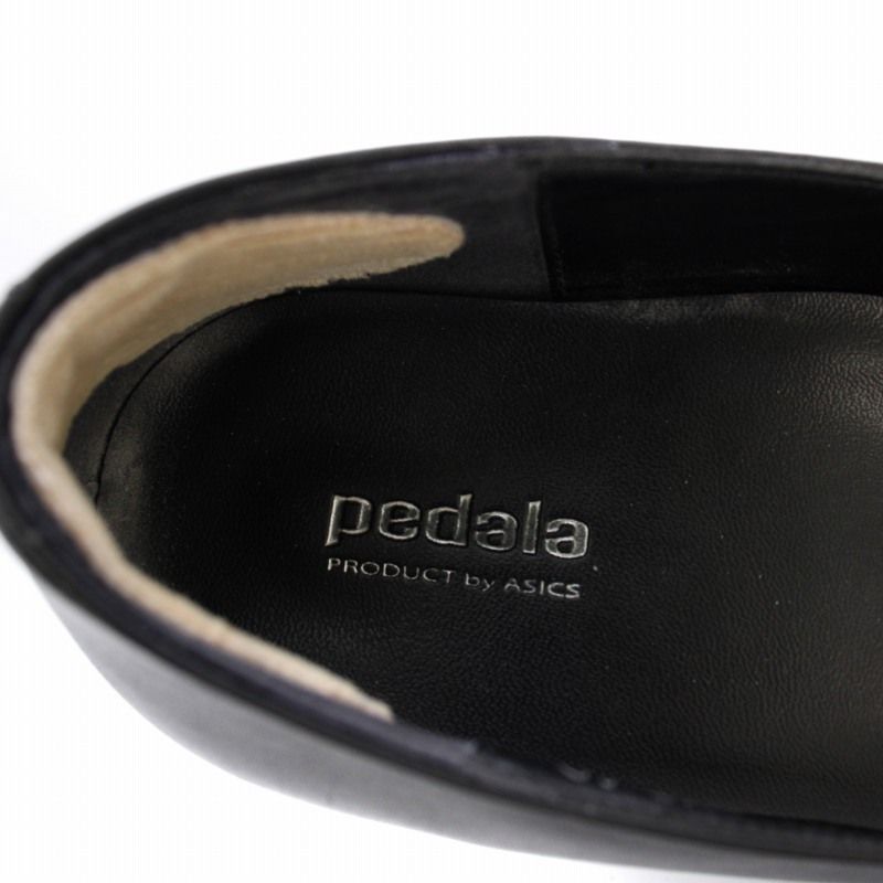 美品✨アシックス pedala パンプス スクエアトゥ レザー 現行品 Amazon | [アシックスウォーキング ペダラ] パンプス アシックス