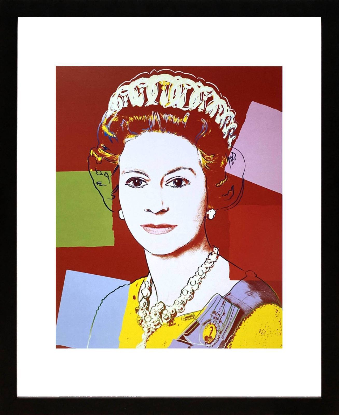 エリザベス 女王 絵画 ウォーホル Warhol - 世界の超有名絵画 - ポップ