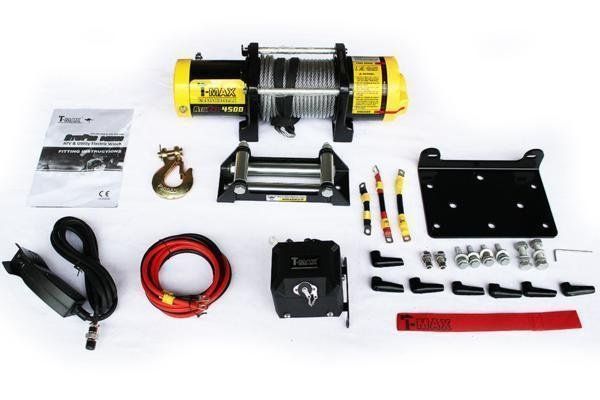 決算セール T-MAX 電動ウインチ 12V 4500LBS ATWPRO オフロード4X4 クロカン TMAX ティーマックス ティマックス ハンマーマックス ATV 四輪バギー