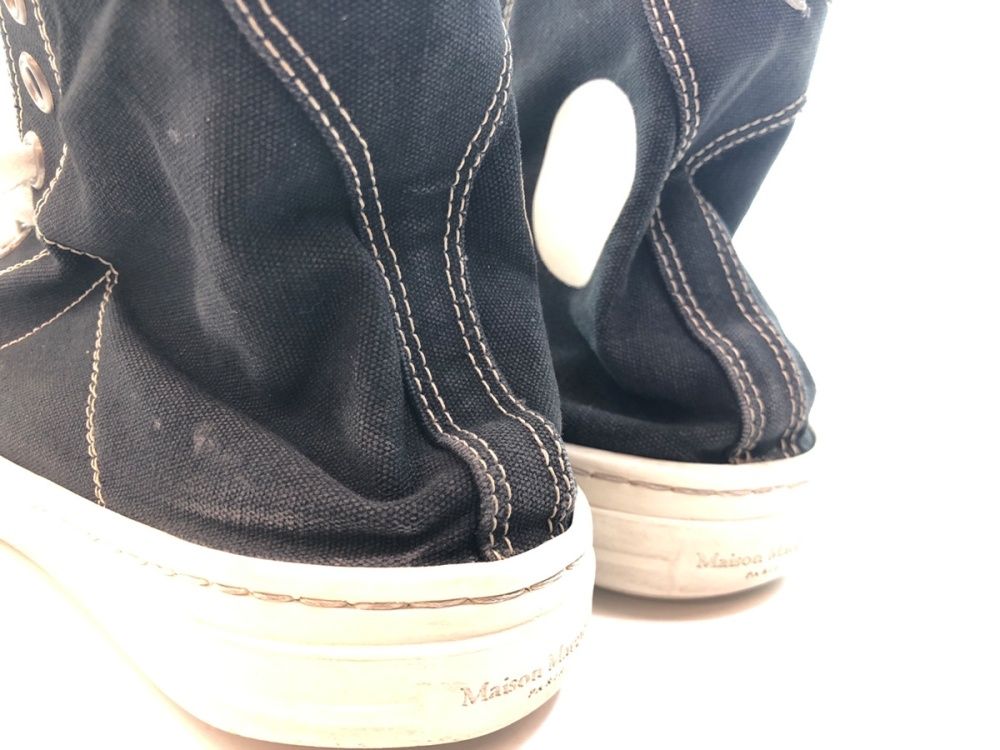 メゾン マルジェラ Maison Margiela High-Top STEREOTYPE Sneakers ハイ トップ ステレオタイプ スニーカー 黒 S57WS0245 メンズ靴 スニーカー ブラック 41 104-shoes66