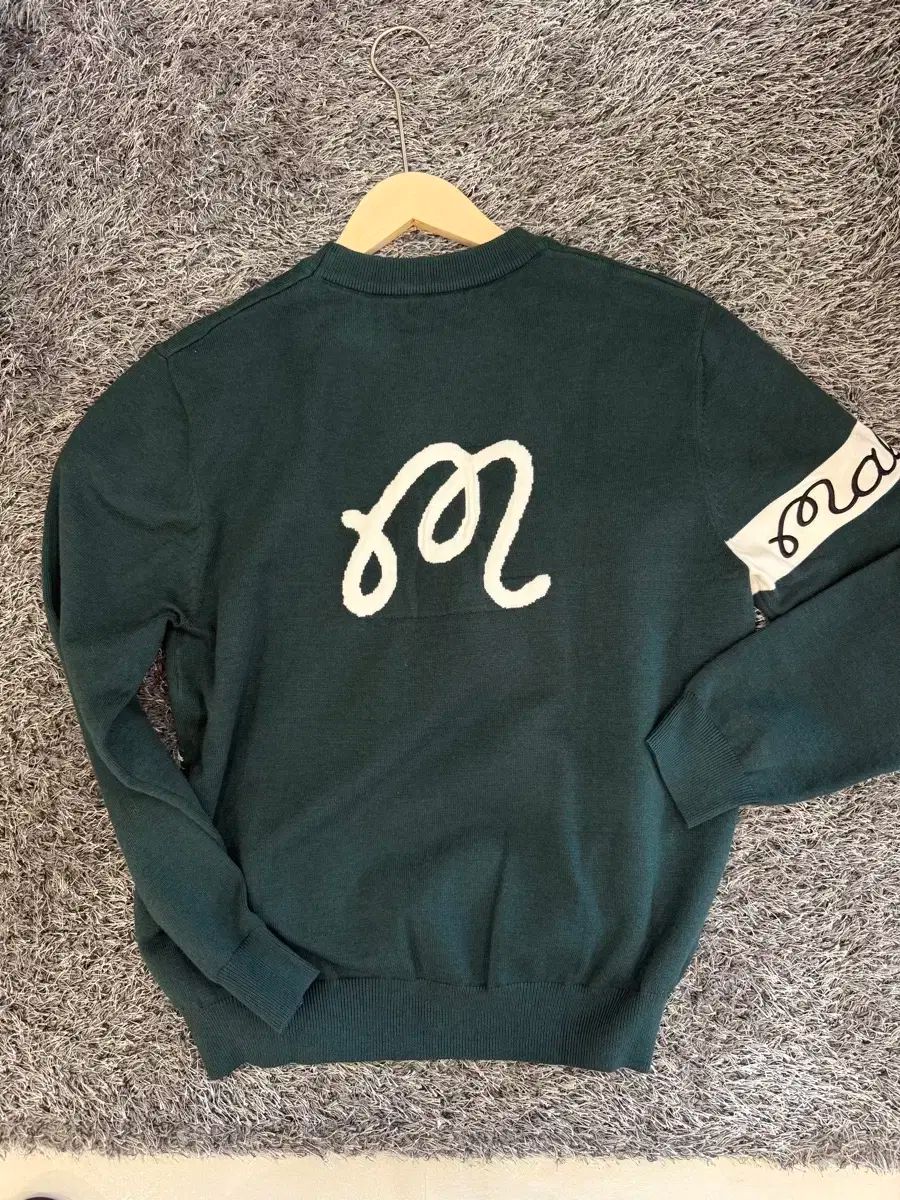 マルボンゴルフ グリーンニットセーター XL