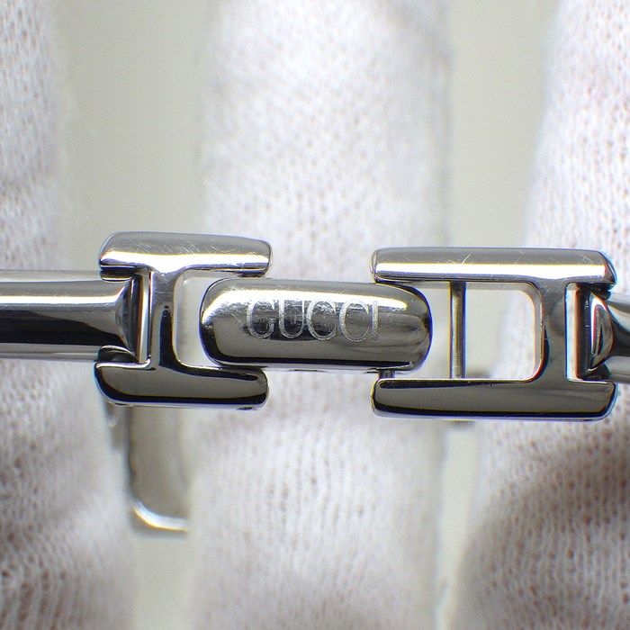 グッチ GUCCI 腕時計 バングルウォッチ 1900L スクエア シルバー文字盤