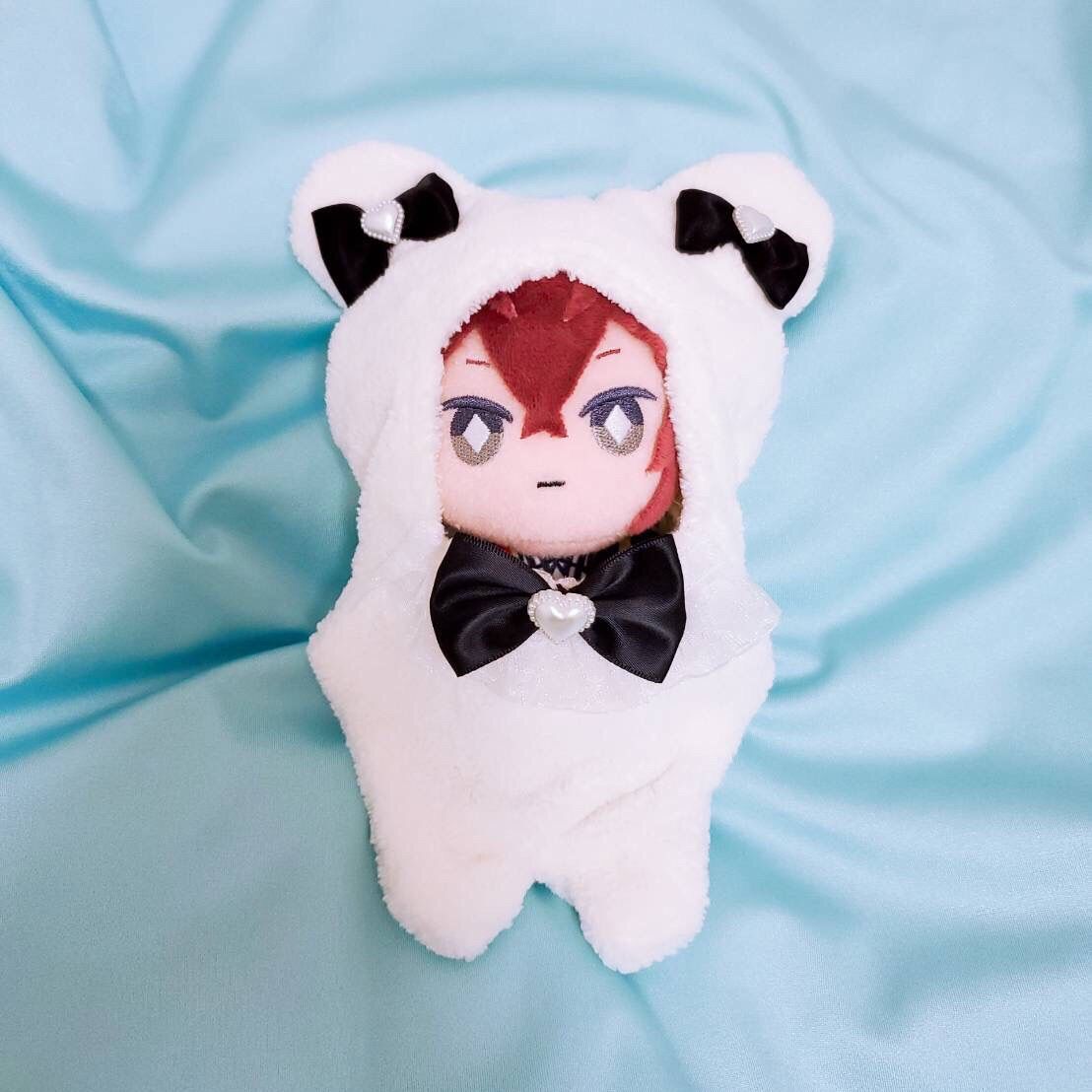 顔付きくまダッフル【限定3着！】ちびぬい 服 顔付き白くまダッフル【3着限定！】ちびぬい 服