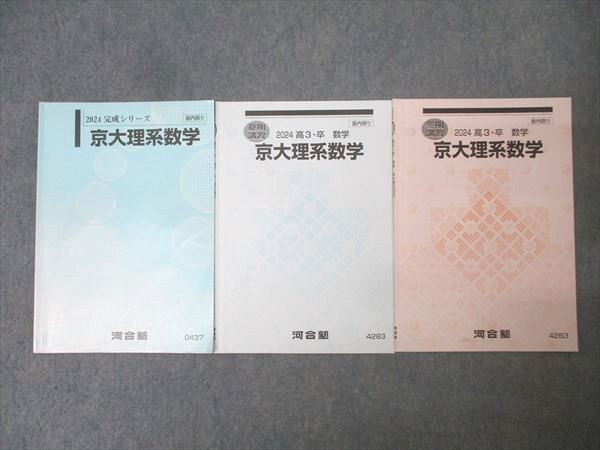 河合塾 京都大学 京大理系数学 テキストセット 2024 完成