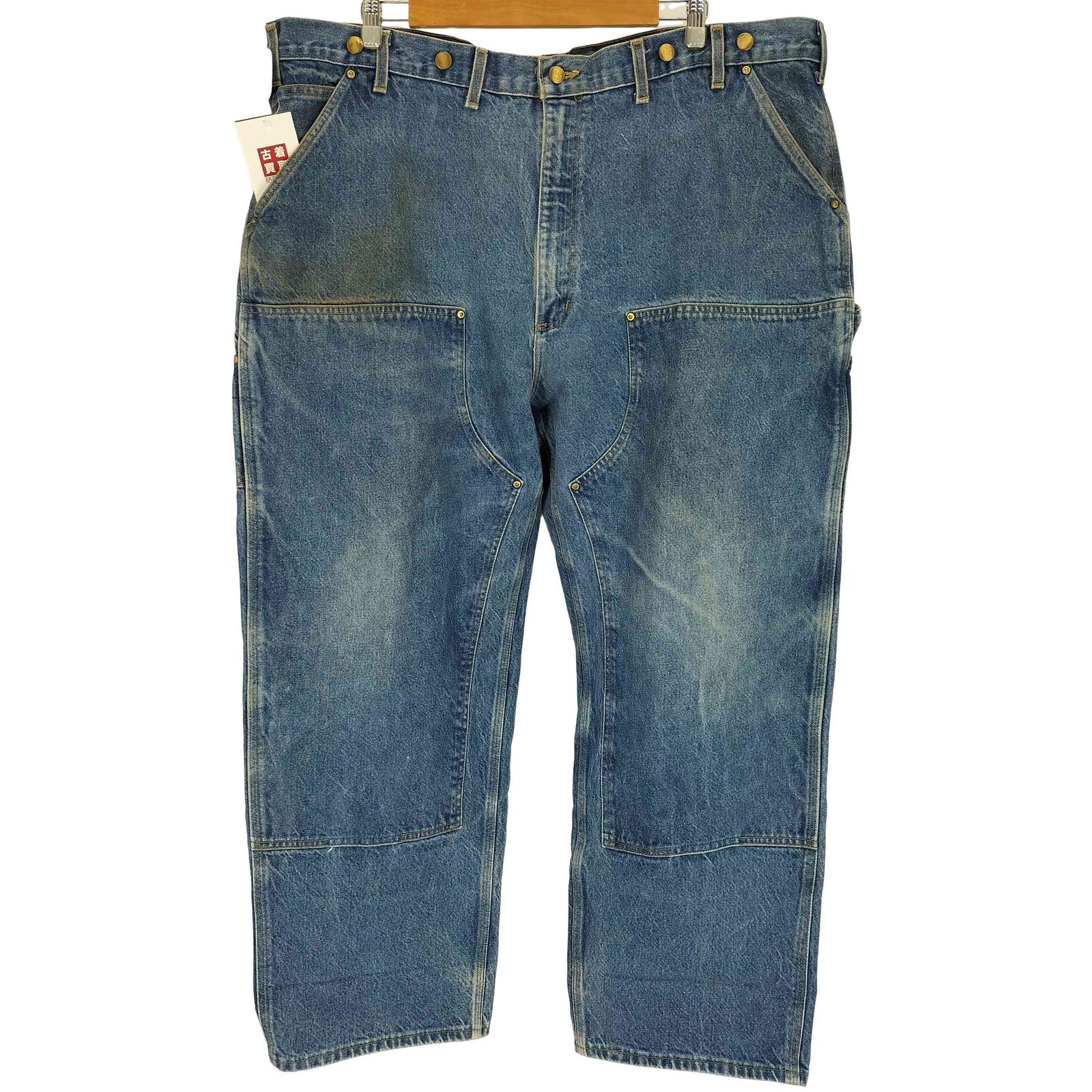 カーハート Carhartt 90S サスペンダー ボタン ダブルニー ペインター デニム パンツ メンズ 表記無 