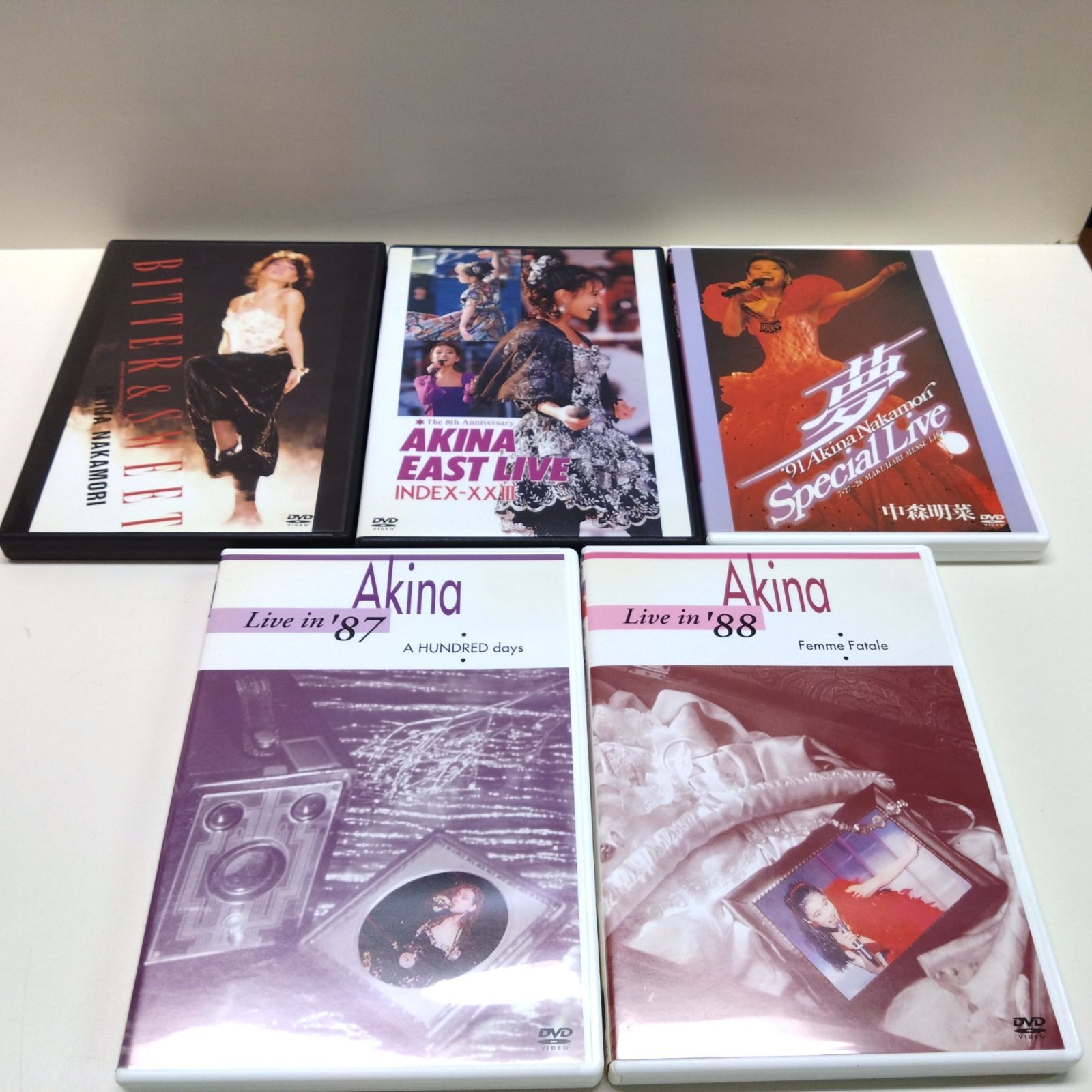 10291027 中森明菜 5.1オーディオ・リマスター DVDコレクション 5枚組 