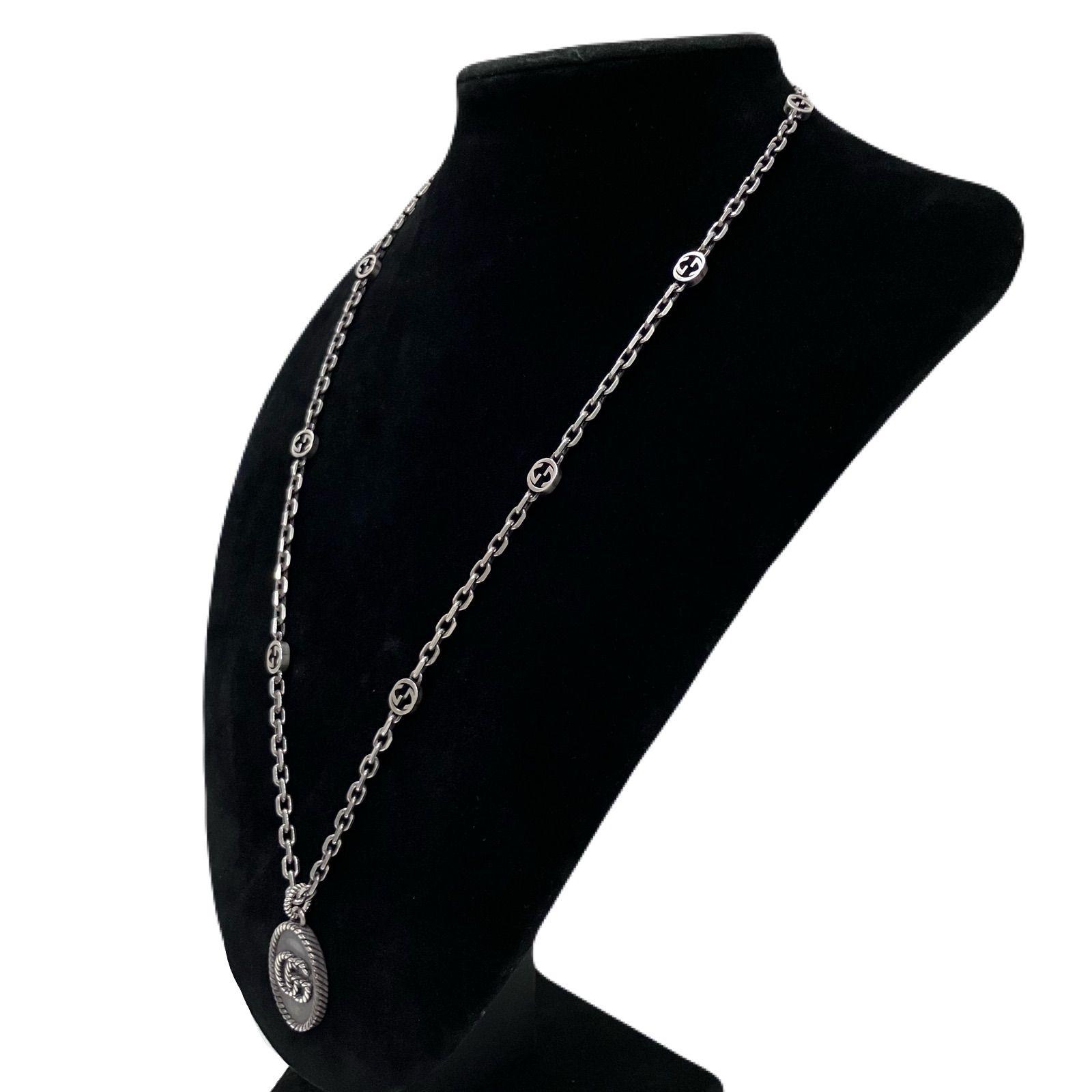 GUCCI グッチ GGマーモント ダブルG ネックレス マーモント ダブルG