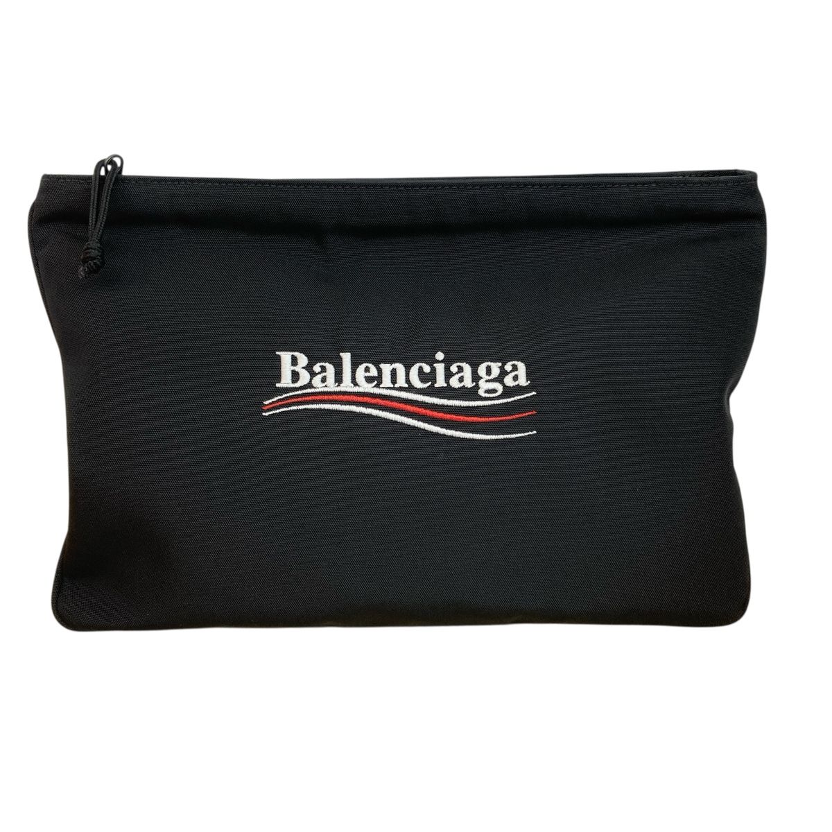 BALENCIAGA バレンシアガ エクスプローラー ポーチ クラッチバッグ メンズ ナイロン ブラック