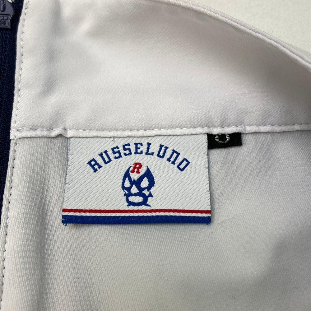 サイズ：0 RUSSELUNO ラッセルノ インナー付 サイドプリーツスカート