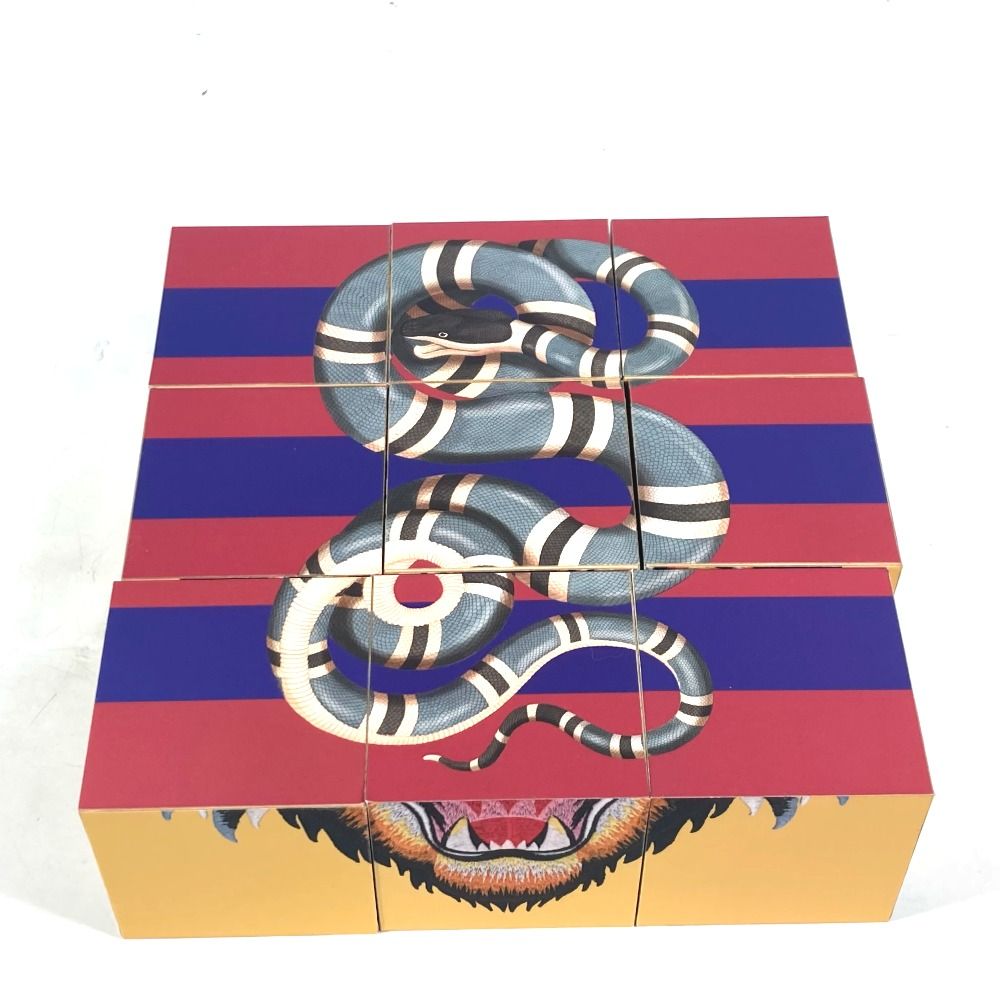 GUCCIのパズル GUCCI グッチ 雑貨 GG パズル puzzle ウッド マルチカラー