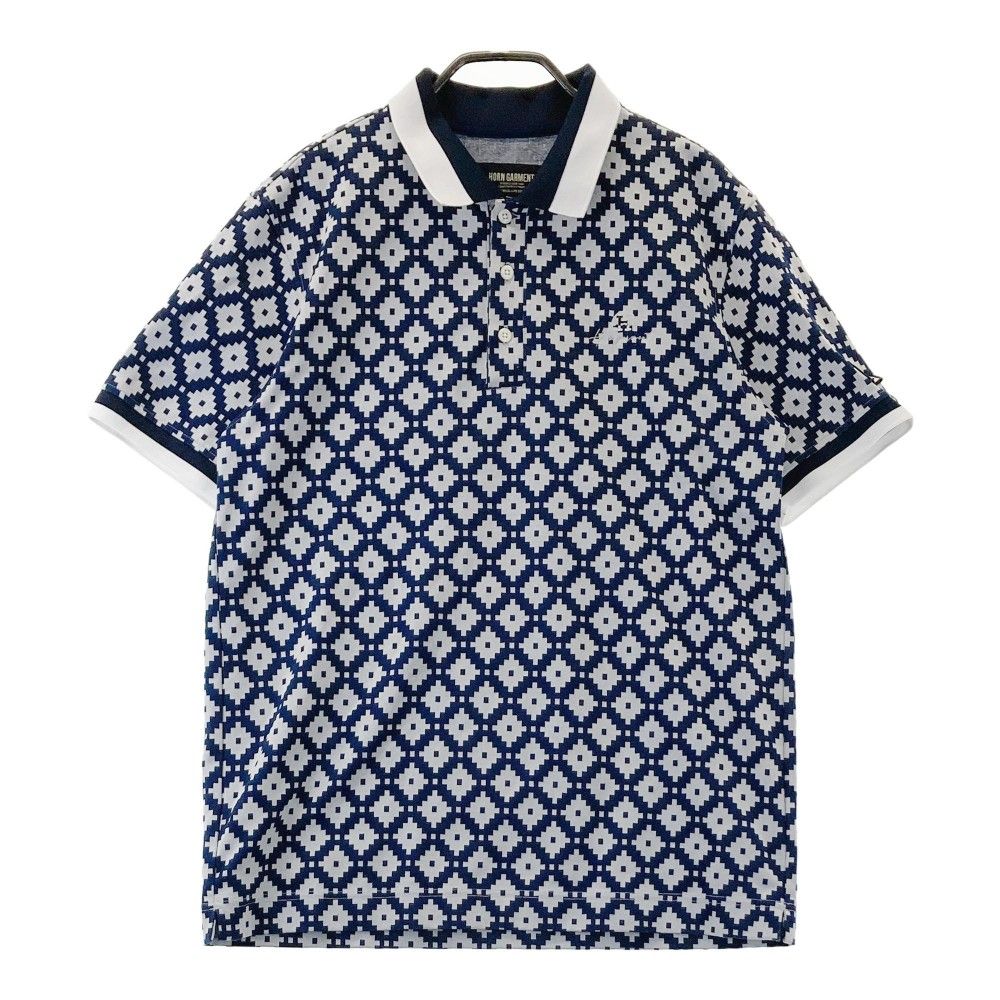 美品】 HORN GARNENT メンズ 半袖 ポロシャツ サイズ48 美品］ホーン