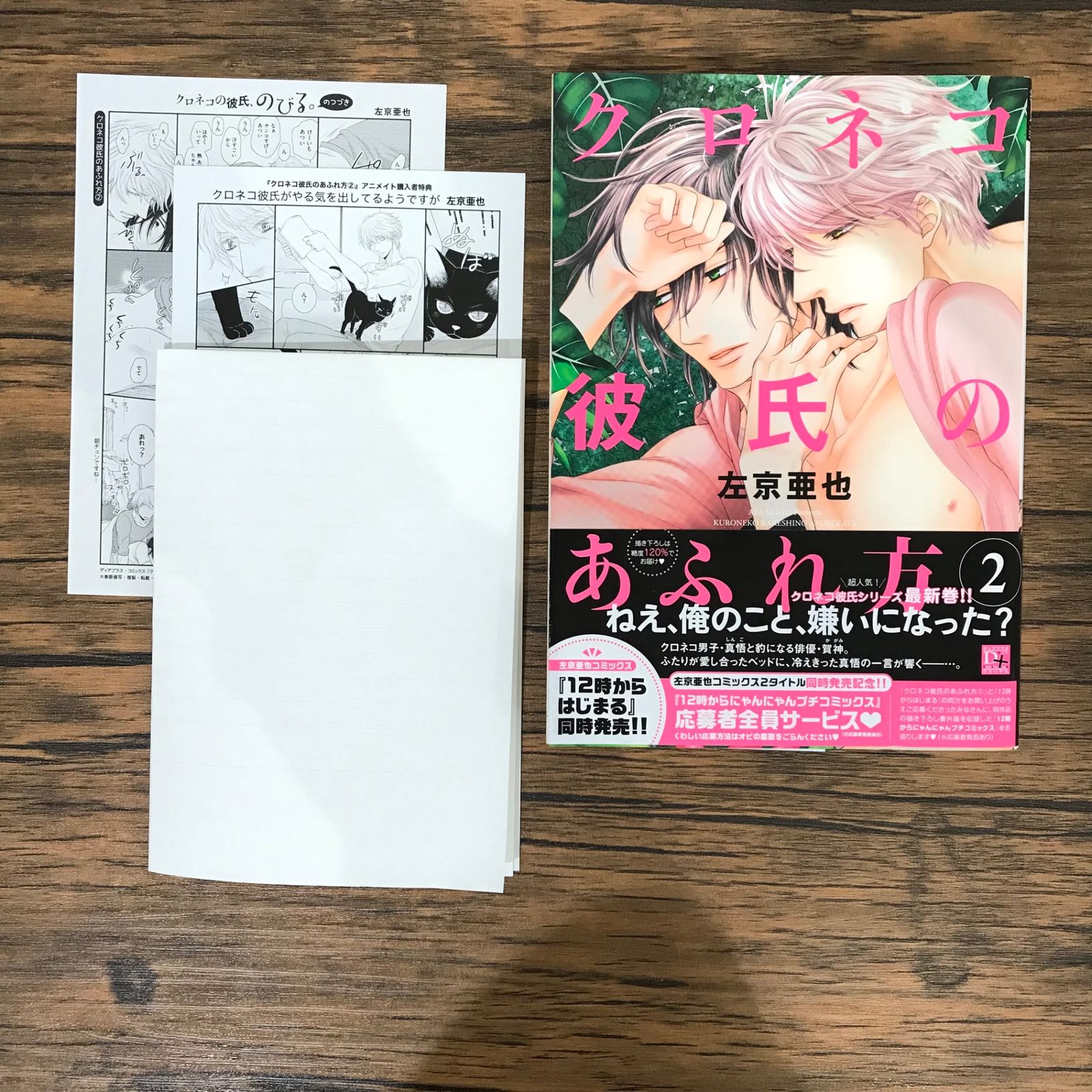 初版】クロネコ彼氏のあふれ方 2巻/左京亜也/GF-0225009409-YP