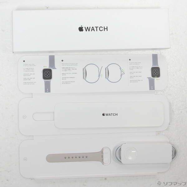 〔 品〕 Apple Watch SE 第2世代 GPS 40mm スターライトアルミニウムケース スターライトスポーツバンド 305 CHRISTIANNAURATH_COM_BR