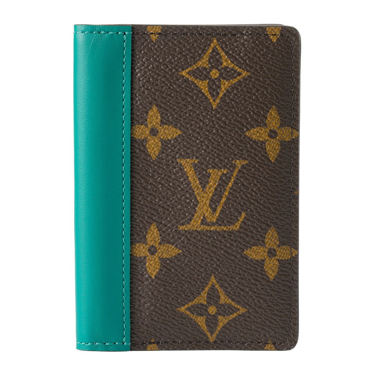 ルイヴィトン Louis Vuitton カードケース オーガナイザー ドゥ ポッシュ ブラウン|ボルネオグリーン