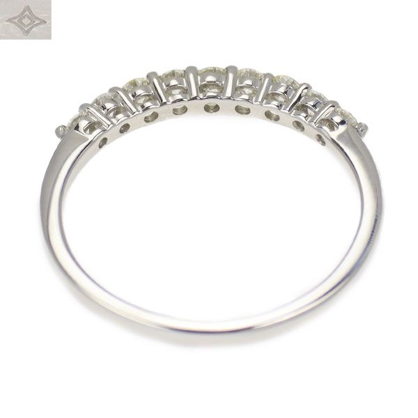 GSTV☆ダイヤ一文字リング☆PT950 ダイヤモンド0.77ct #11 GSTV PT950