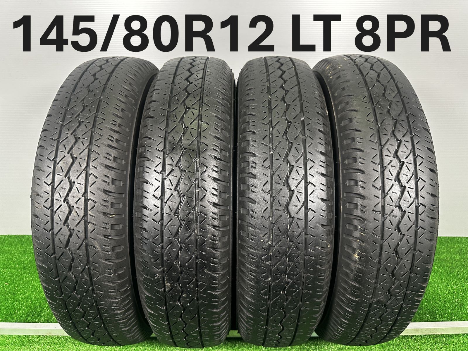 145R12 8PR ブリヂストン K305 4本 夏タイヤ ノーマル TA151