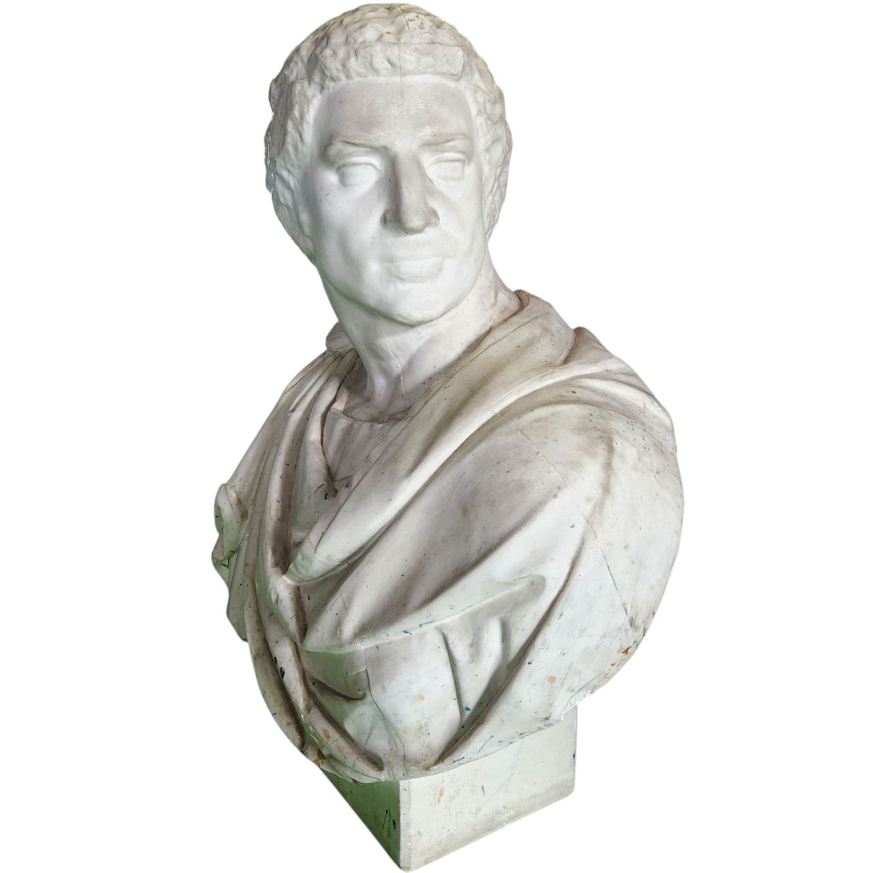 直接引渡 石膏像 ブルータス 胸像 デッサン 美術教材 インテリア 大型