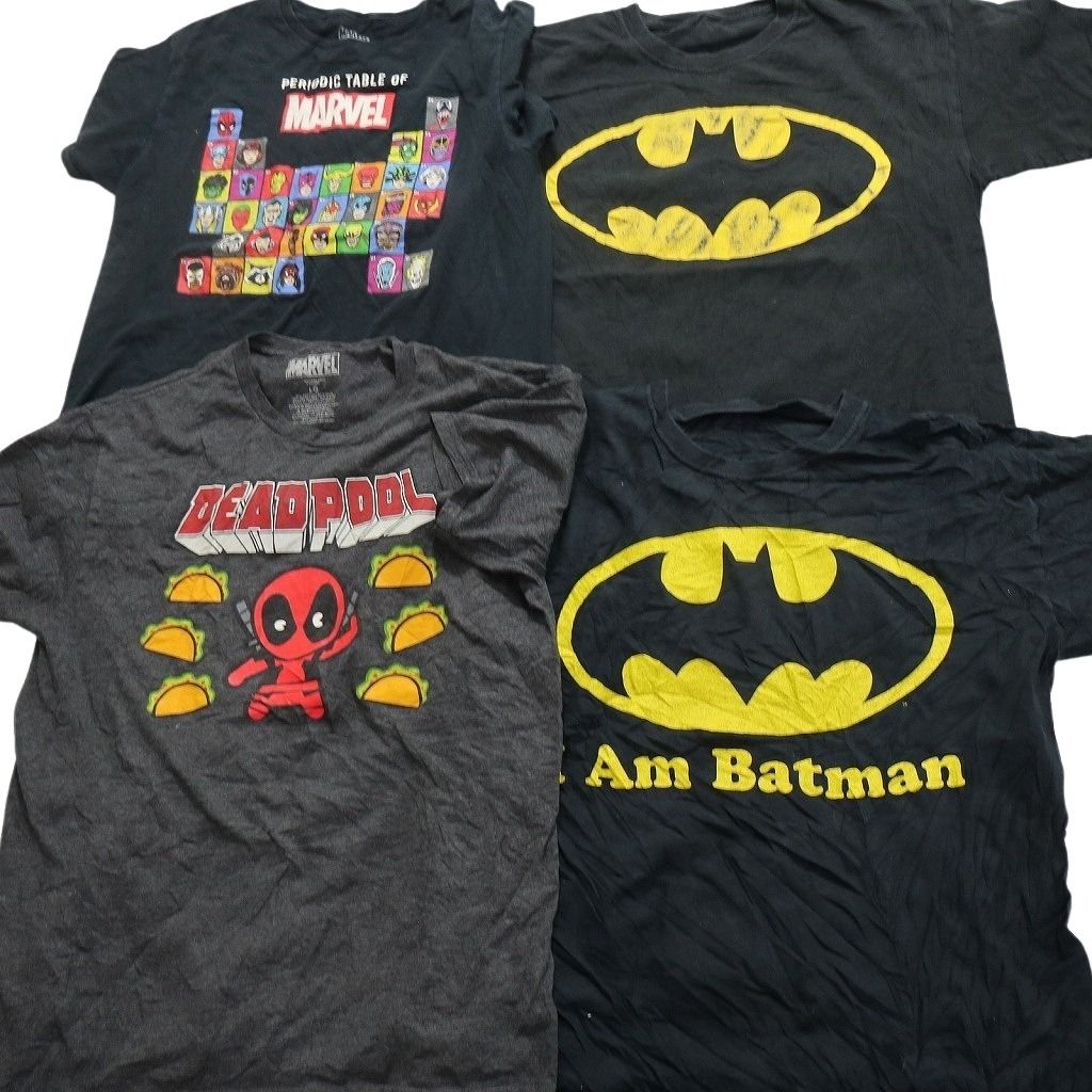 マーベル　DC まとめうり 古着卸 まとめ売り マーベル DCコミック 半袖Tシャツ 16枚セット