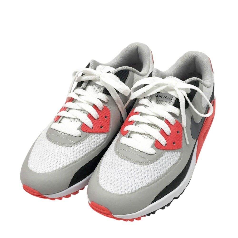 NIKE GOLF ナイキゴルフ CU9978-103 AIR MAX 90 ゴルフシューズ グレー系 25.5cm 240101550180 ゴルフウェア メンズ ストスト