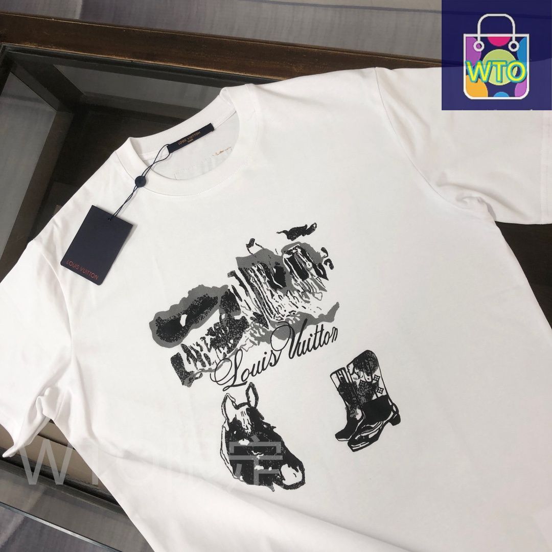 【夏にピッタリ☆おしゃれな刺繍ロゴ♪】Louis Vuitton Tシャツ ギャラリー：素材と色で夏の遊び心を表現したルイ・ヴィトン