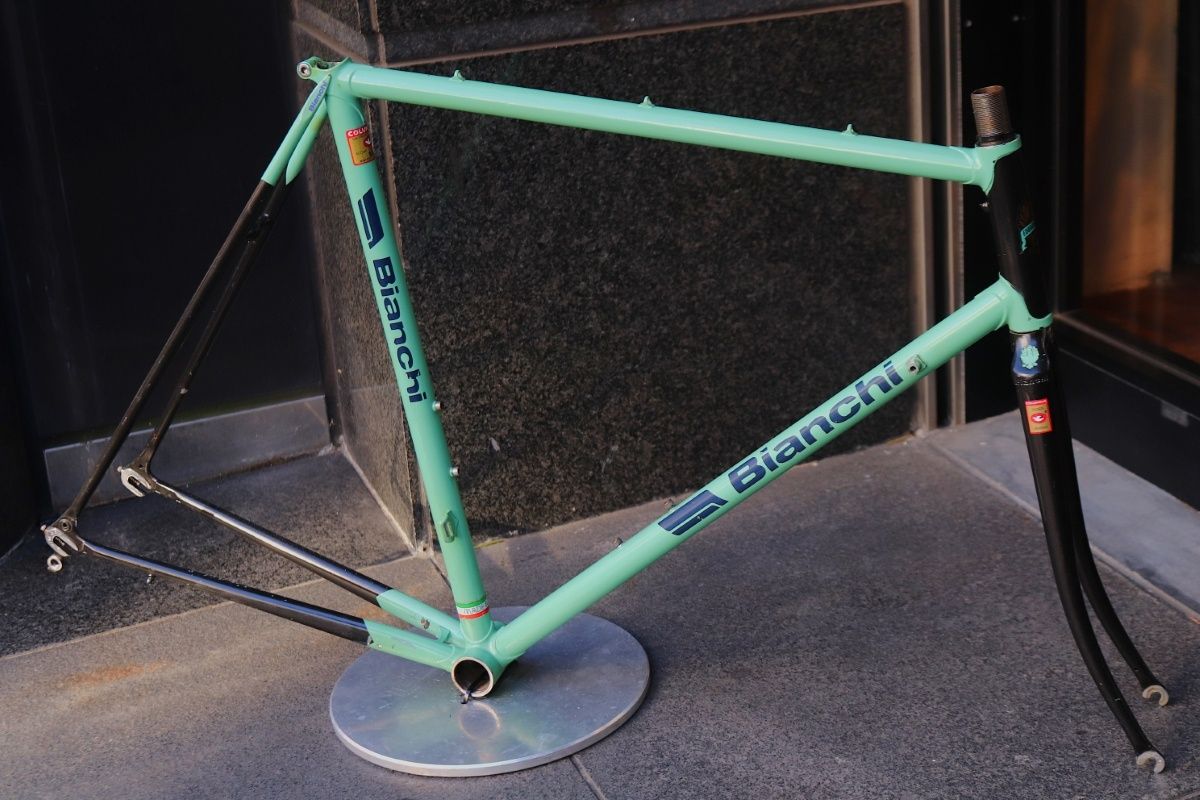 ビアンキ BIANCHI コロンバス COLUMBUS SLX 1980年代 クロモリ フレームセット 東京南麻布店