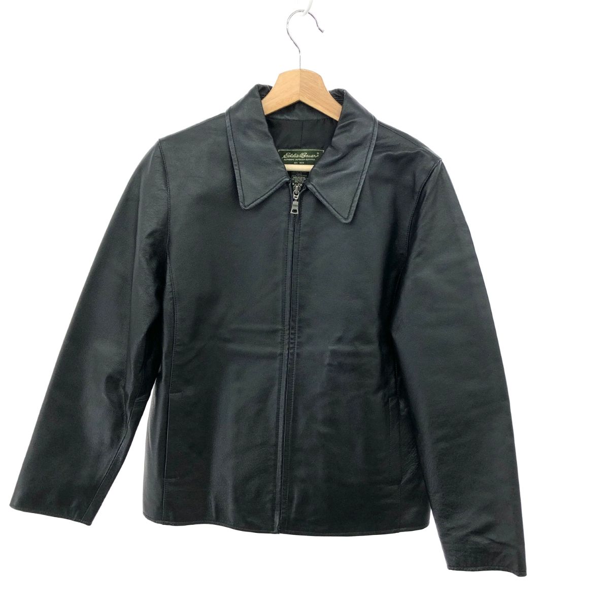 良好 EDDIE BAUER エディーバウアー レザージャケット M ブラック