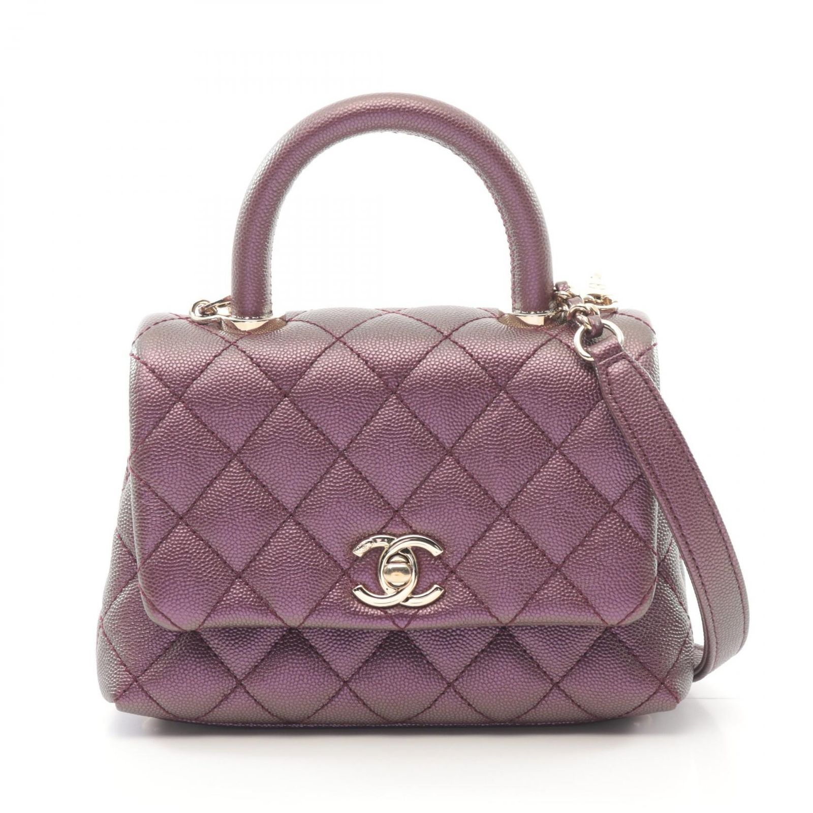 シャネル CHANEL ハンドバッグ ココハンドルXXS トップハンドル AS2215