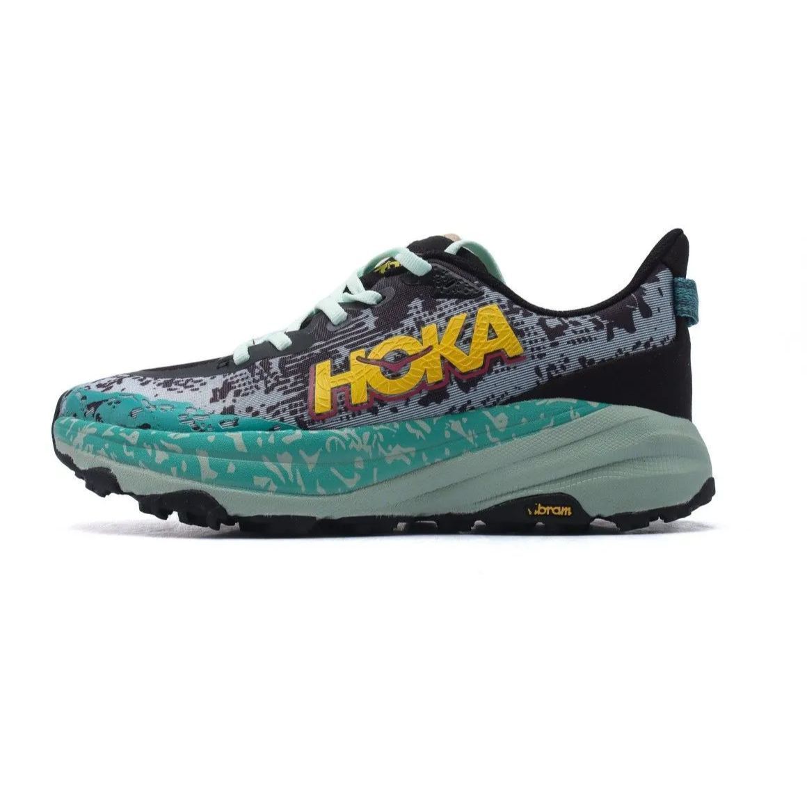 HOKA ONE ONE ホカ オネオネ M SPEEDGOAT 6 Black/Aloe Vera