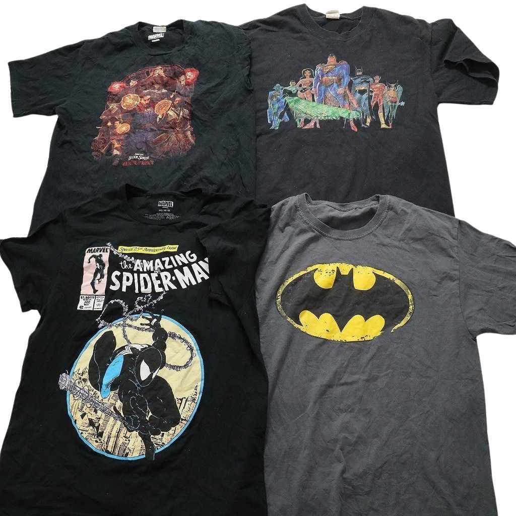 マーベル　DC まとめうり 古着卸 まとめ売り マーベル DCコミック 半袖Tシャツ 14枚セット