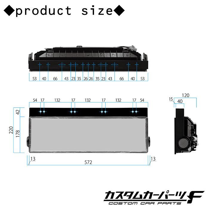 トラック テールランプ 汎用 社外品 24V 中型 大型 ダンプカー 3連 テールライト シーケンシャル 流れるウィンカー 歌舞伎 レトロ デコトラ  日野 UD 最新 K-91 - メルカリ