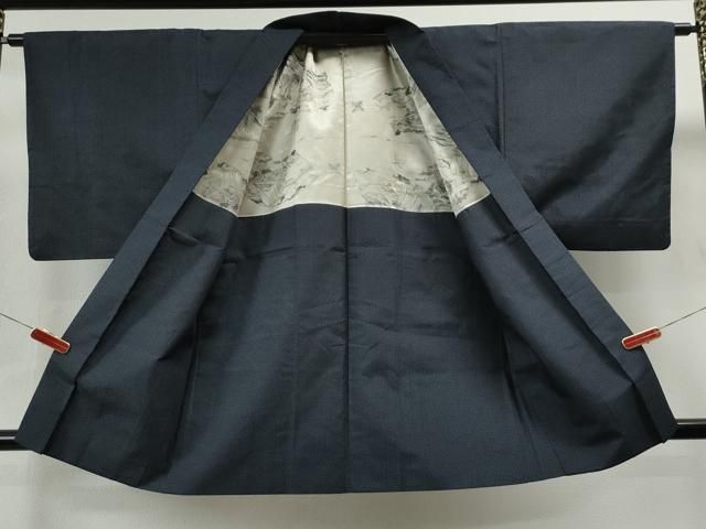 平和屋着物○男性 紬 アンサンブル 吉祥文 正絹 逸品 CAAU1626yc