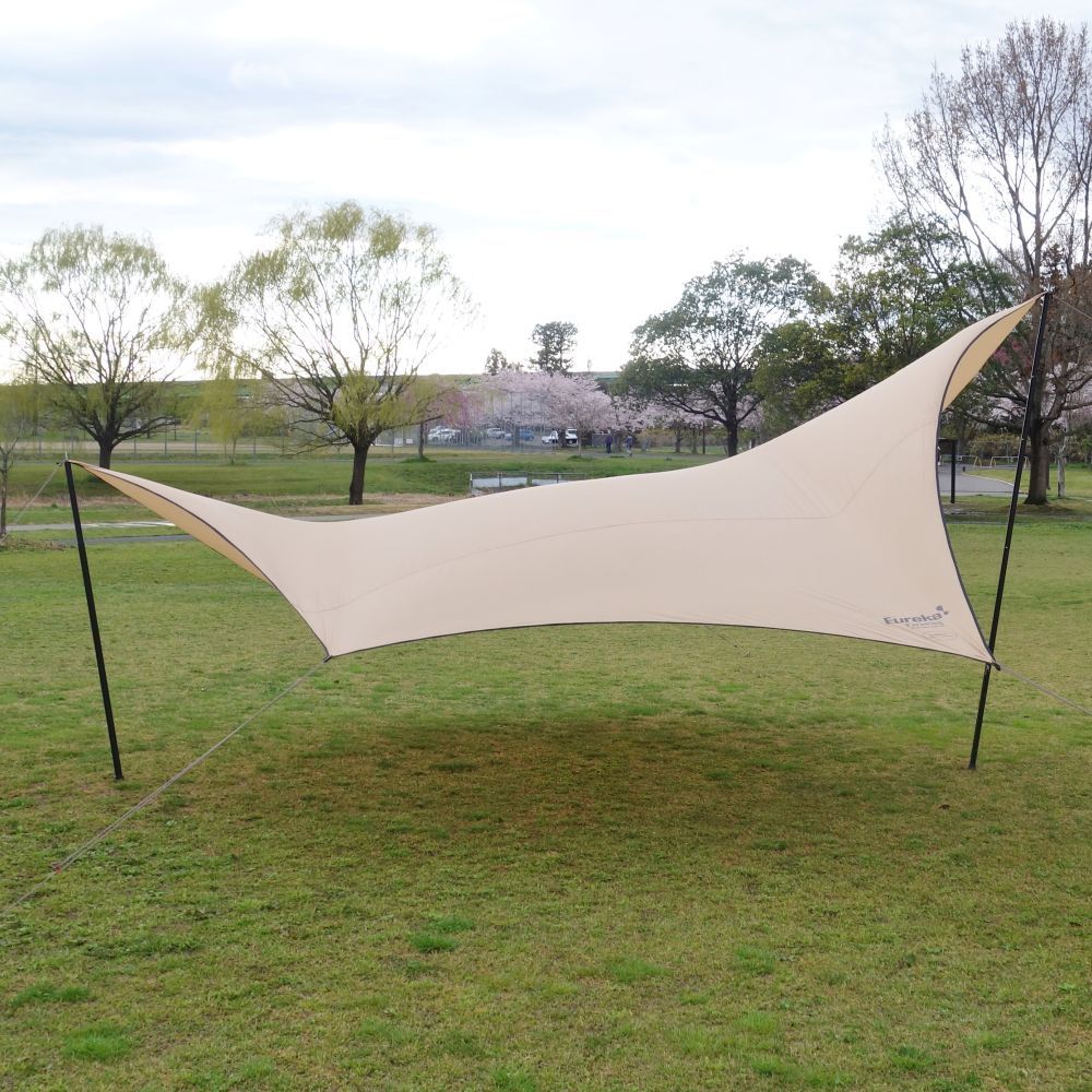eureka! ヨーレイカ 希少アウトドア タープ パラウイング 350×350 美品 廃盤 ヨーレイカ Eureka Parawing tarp 350×350 パラ