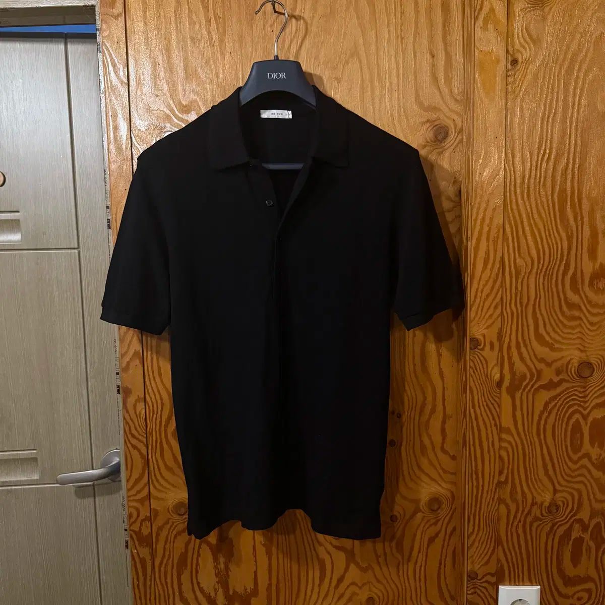 ザ ロウ The row 25 S|S ブラック ポロシャツ カラーTシャツ