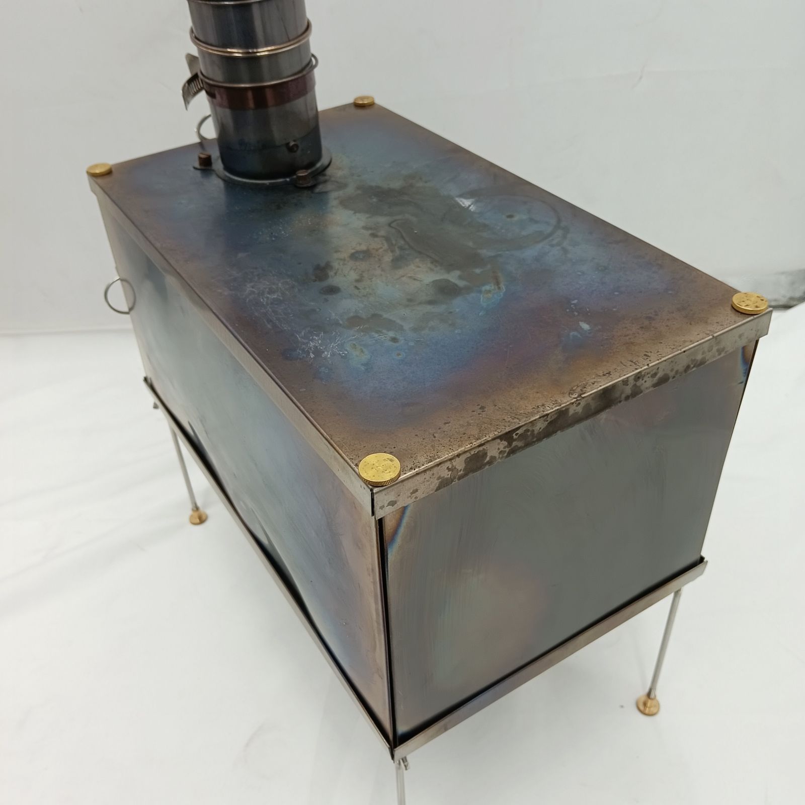 Soomloom スームルーム チタン製薪ストーブ 0.5mm WintourUL tai スパークアレスタ付き OLIVEOS_COM_TR