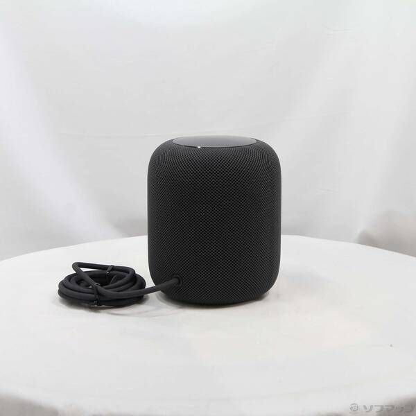 中古品〕 HomePod 第1世代 MQHW2J／A スペースグレイ【344