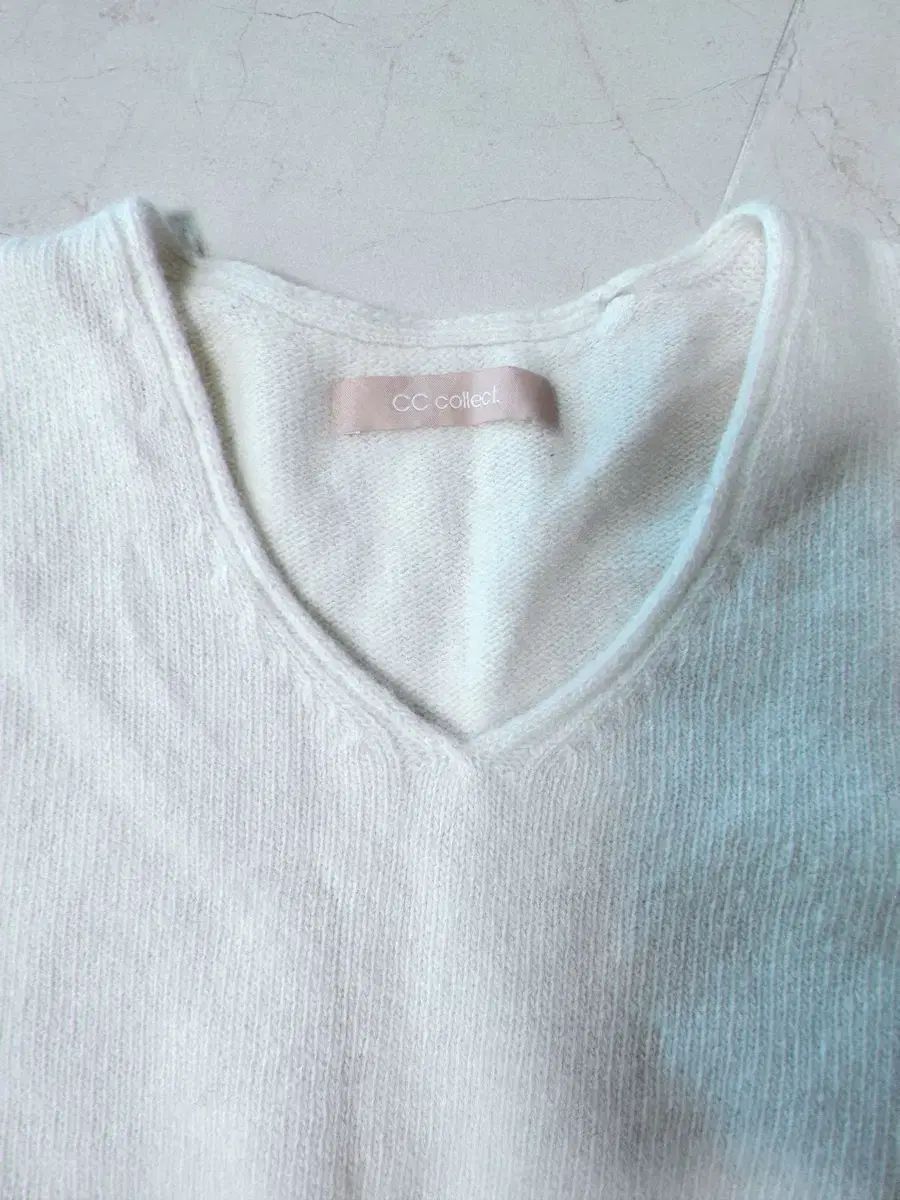  CC collect Vネック カシミア ニット Free 長袖 ニット セーター