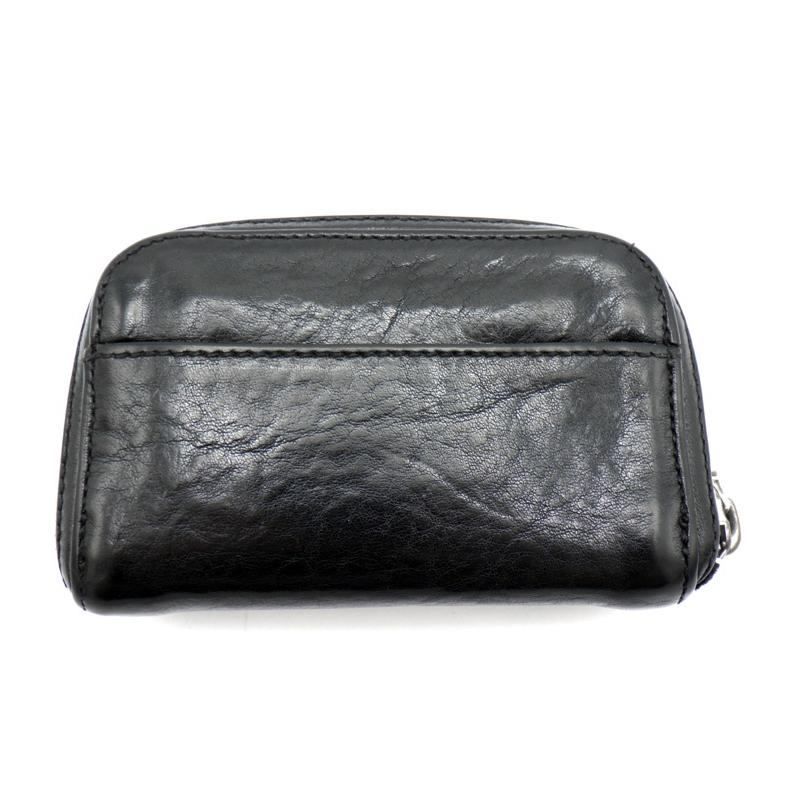 クロムハーツ CHROME HEARTS COIN CASE コインケース ダガー ラウンドジップ レザー財布 44272