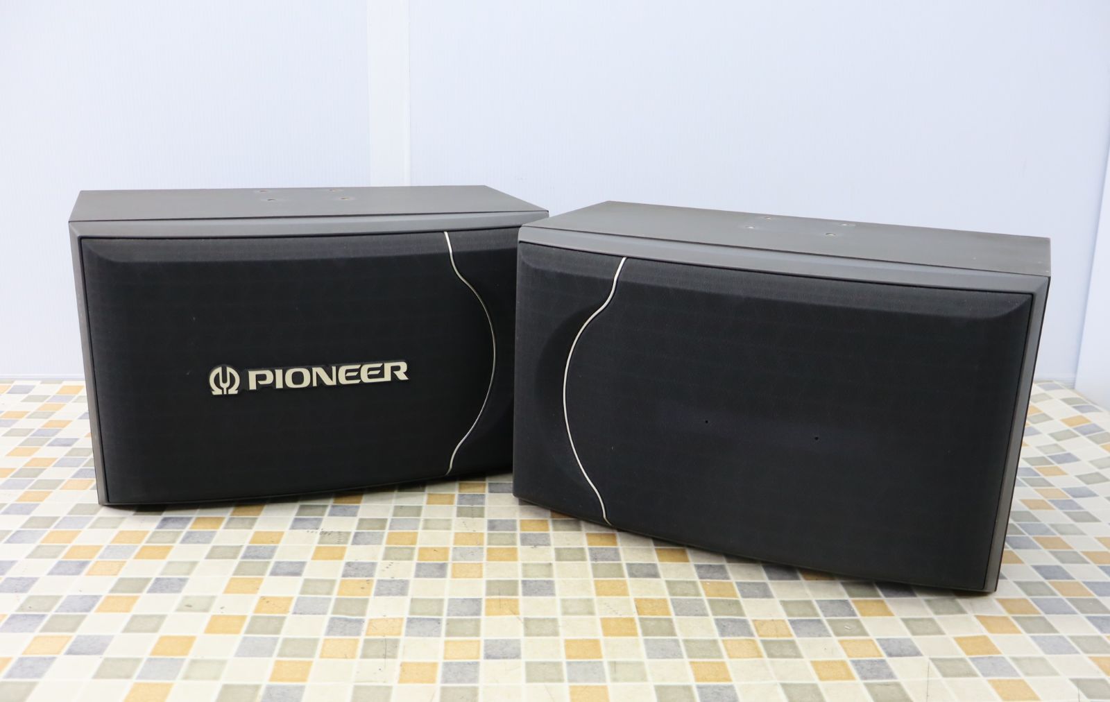 【新作超特価】22073012　PIONEER　CS-V18　カラオケスピーカー　ペア　動作確認済　ジャンク品 スピーカー本体