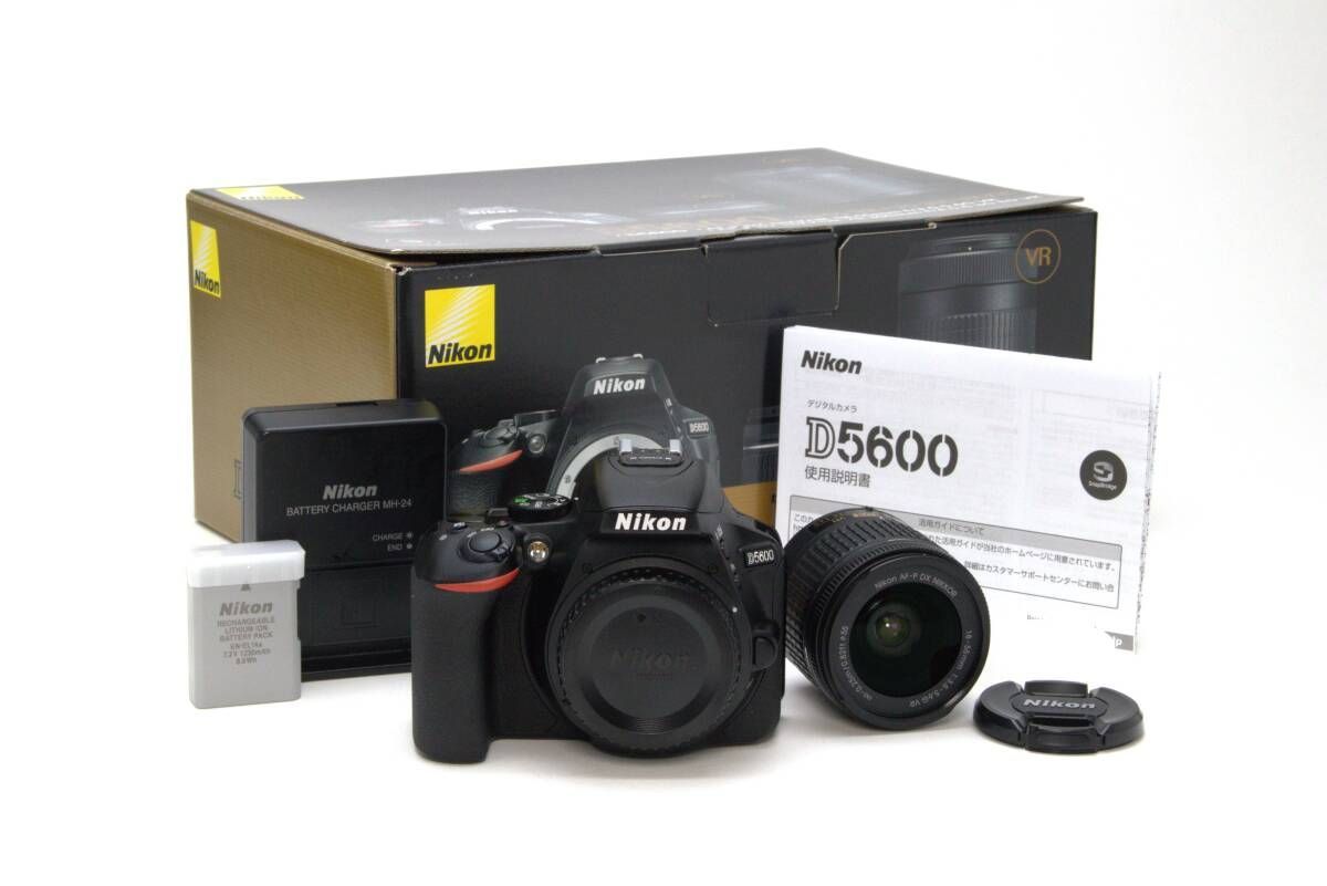 最新機種!美品‼︎】Nikon D5600 18-55mm VR レンズキット 【公式通販】