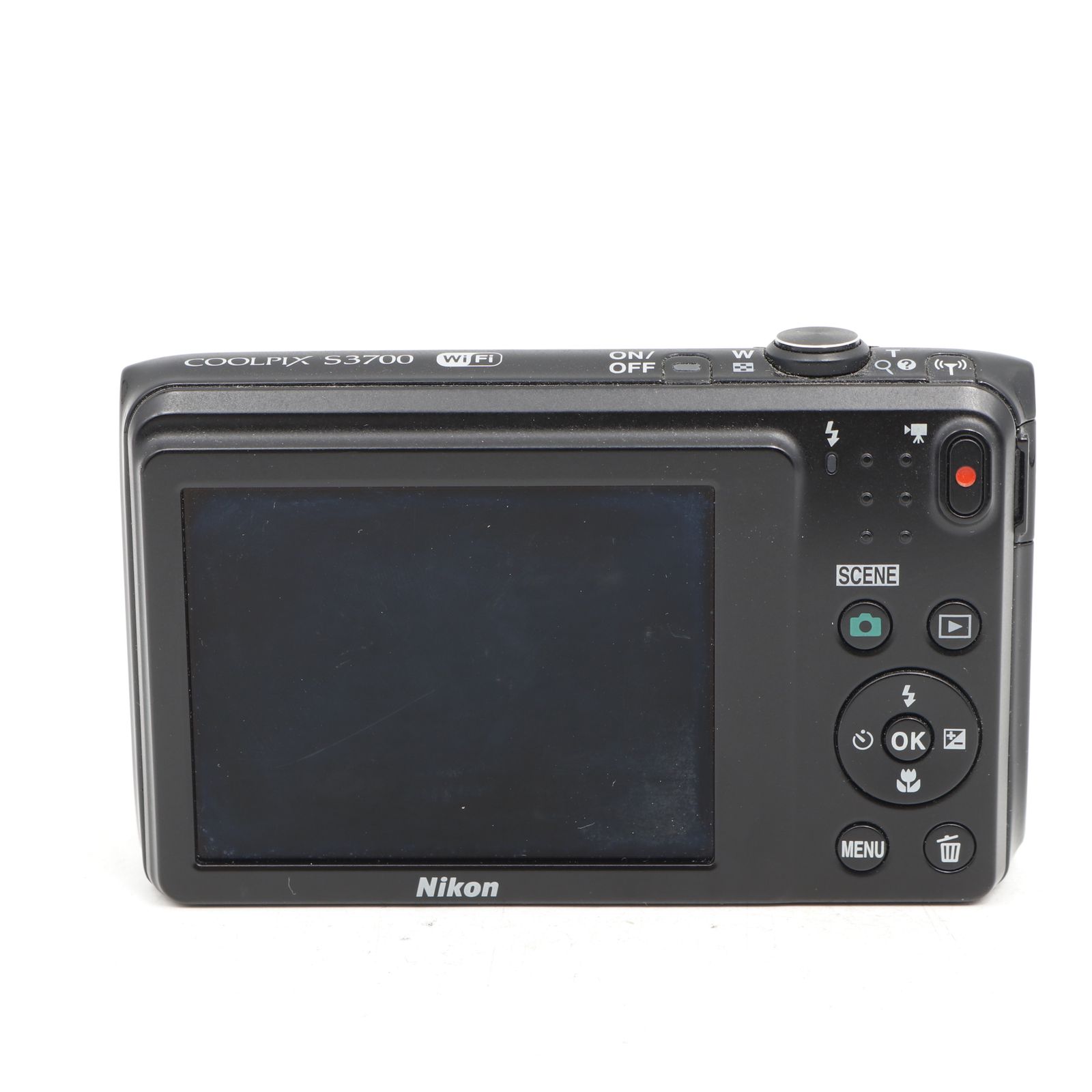 美品】Nikon デジタルカメラ COOLPIX S3700 ブラック 光学8倍ズーム 2005万画素 S3700BK - メルカリ