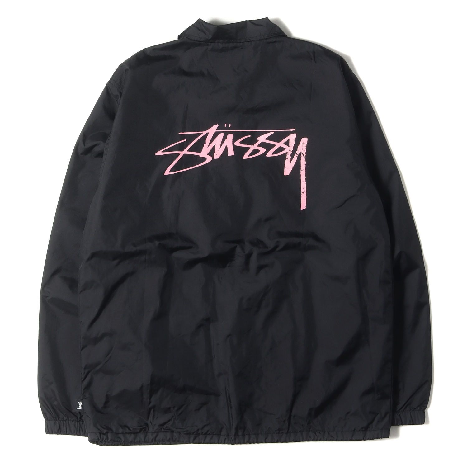 Stüssy ステューシー コーチジャケット M ブラック 中古 stussy