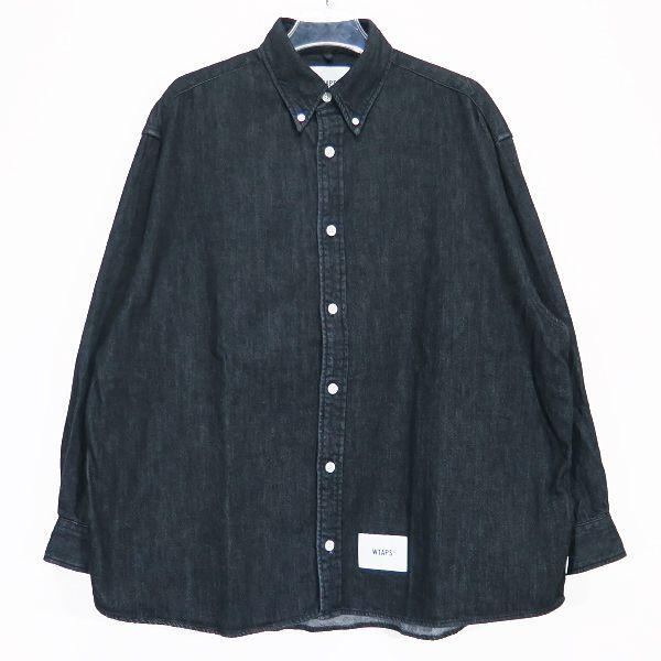 WTAPS ダブルタップス 23AW BD 04/LS/COTTON.DENIM 232BRDT-SHM03