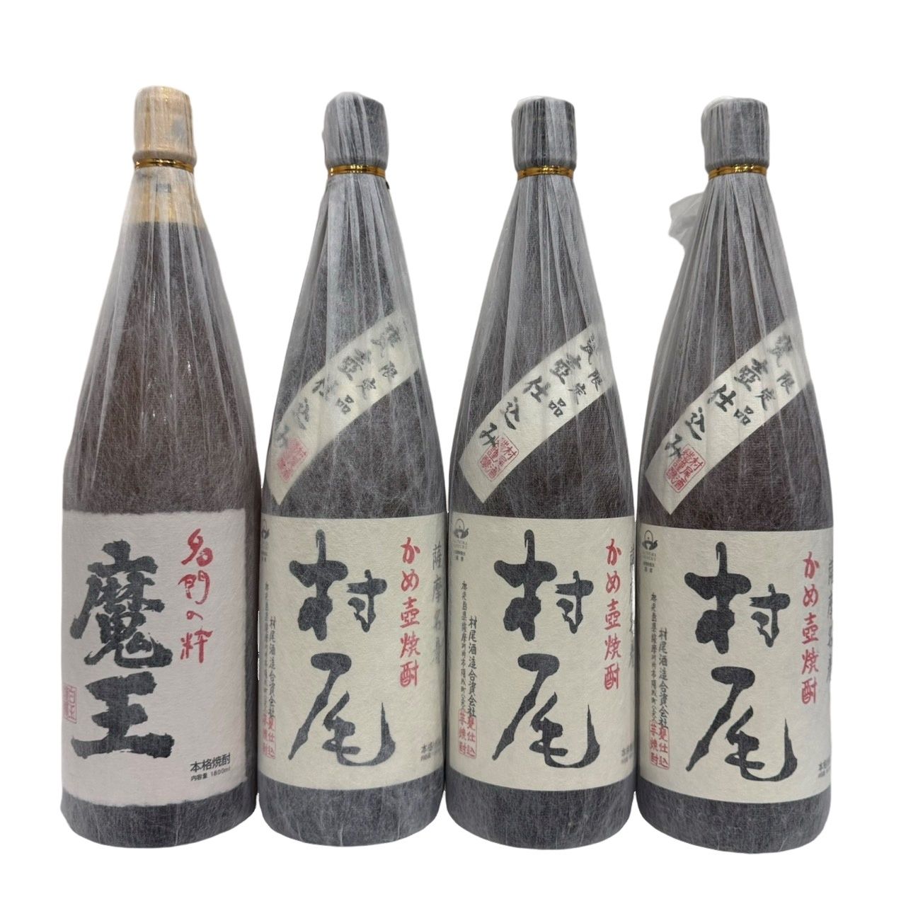 4本セット 魔王 村尾 芋 本格焼酎 1800ml 25度 3M まとめ売り 【未開栓】 12407K2694 - メルカリ