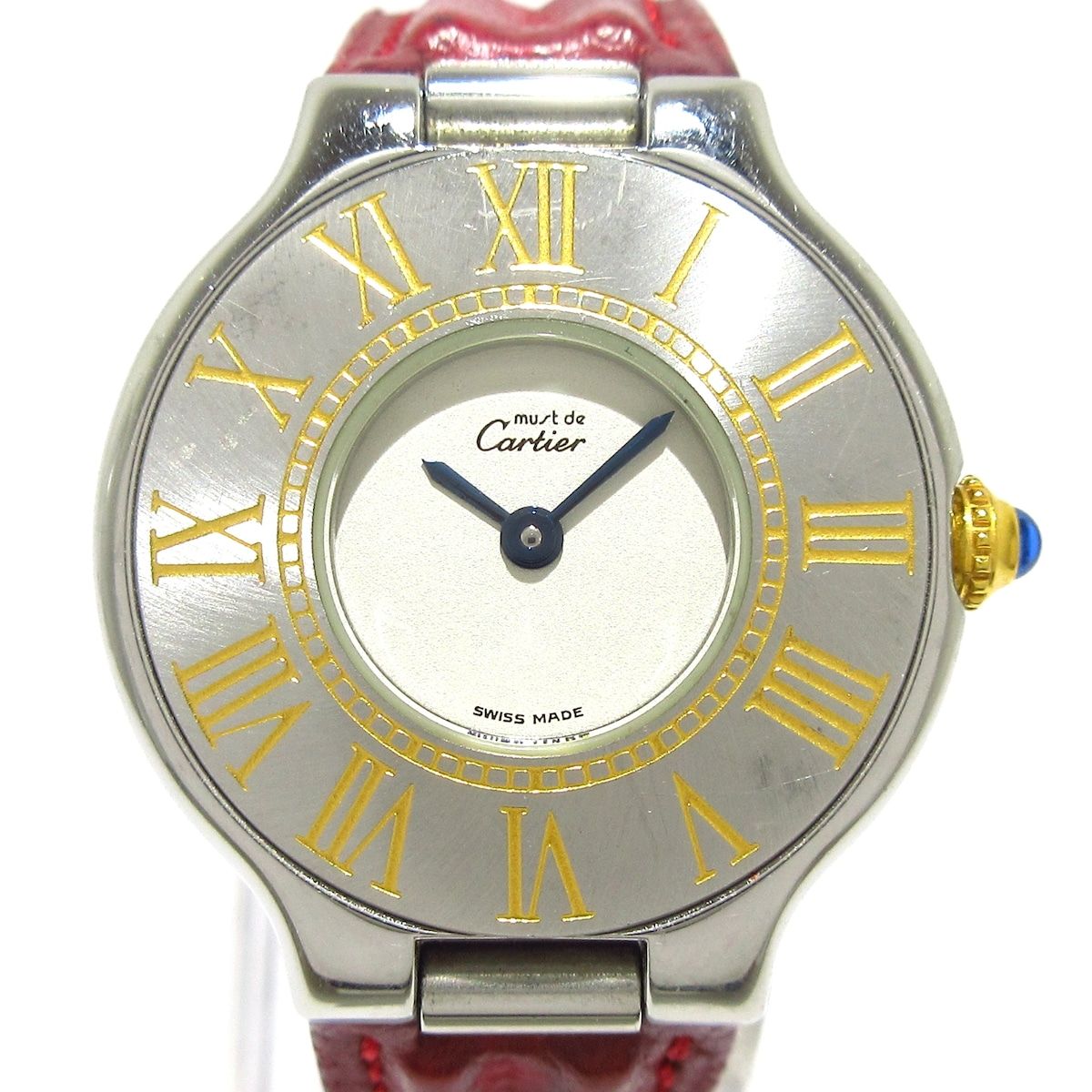 Cartier カルティエ 腕時計 マスト21ヴァンティアン 125000P レディース アイボリー