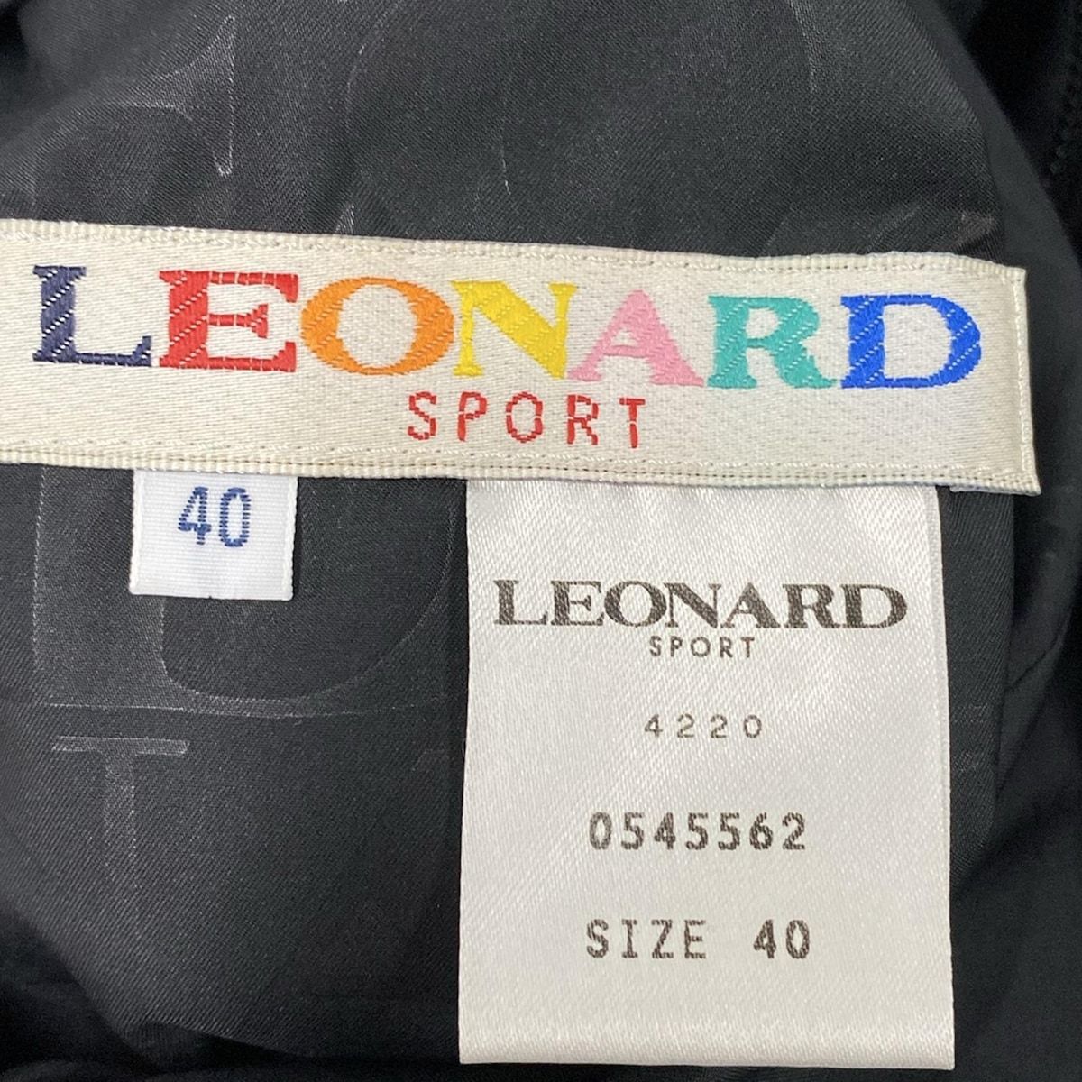 LEONARD SPORT(レオナールスポーツ) ブルゾン サイズ40 M レディース